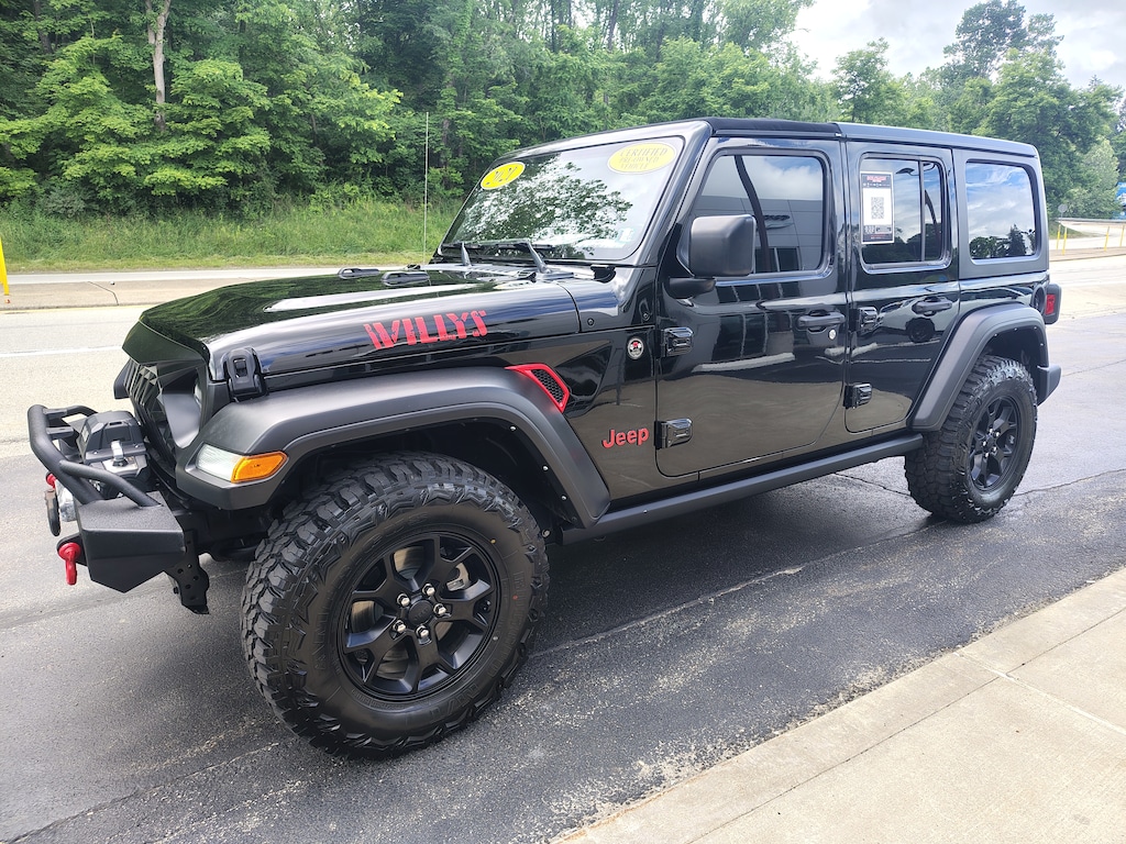 Certified 2021 Jeep Wrangler Unlimited Willys Unlimited Willys 4x4