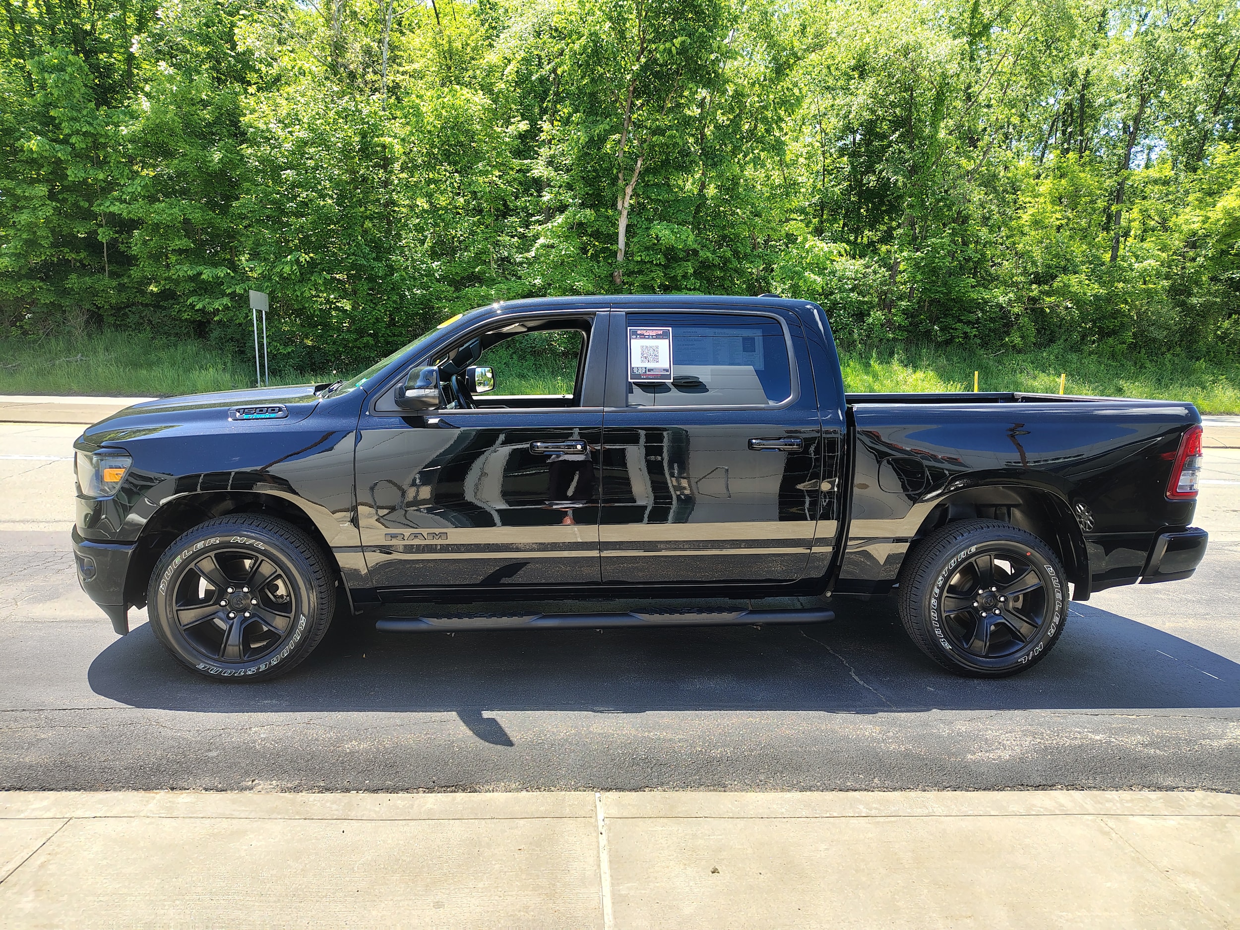 2023 Ram 1500 Big Horn Diamond Black Crystal Pearlcoat at Solomon CJD Brownsville