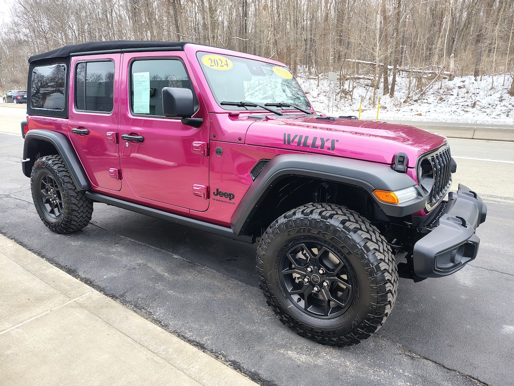 Certified 2024 Jeep Wrangler Willys Willys 4x4