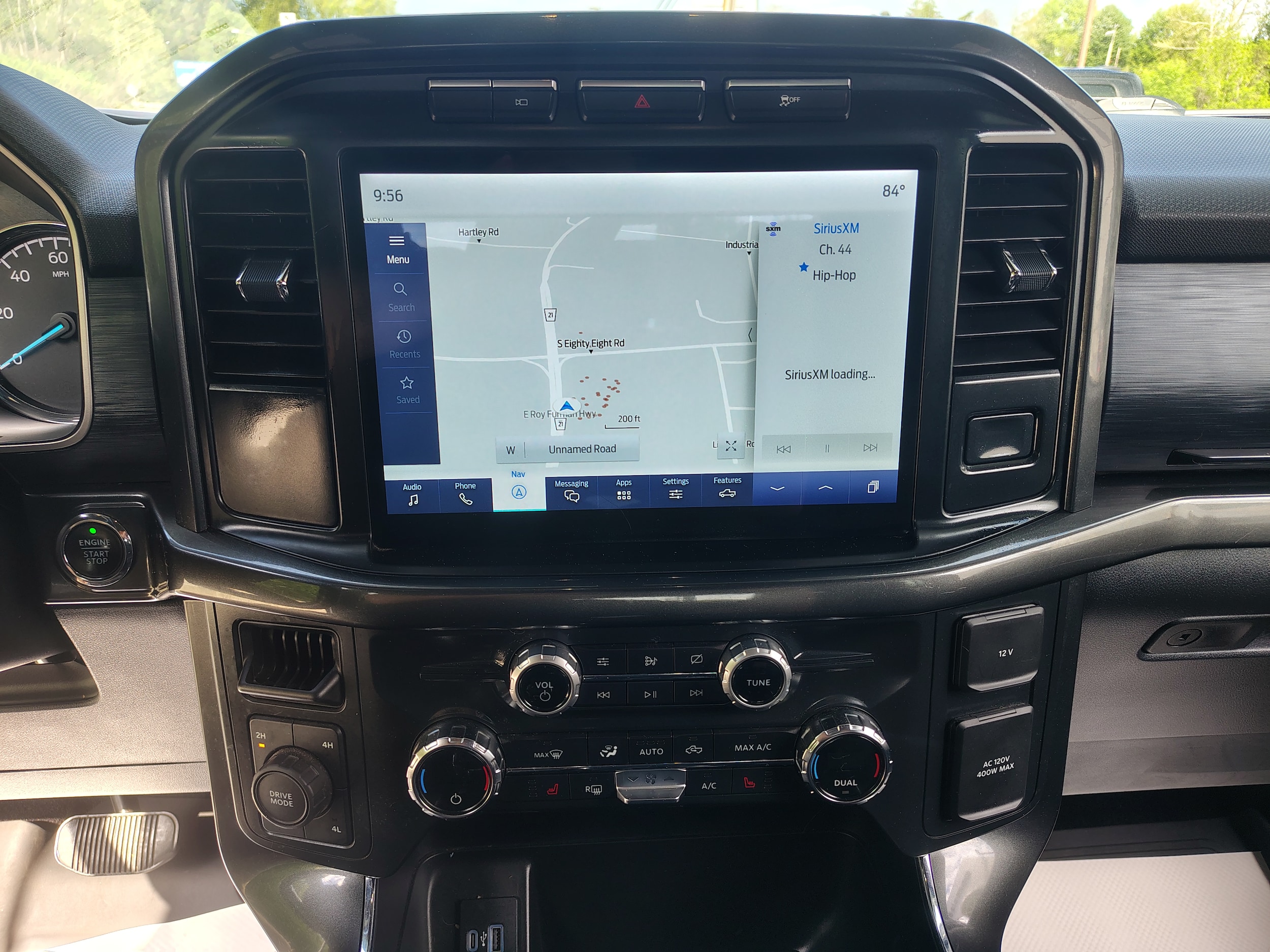 2021 Ford F-150 XLT White at Solomon CJD Carmichaels