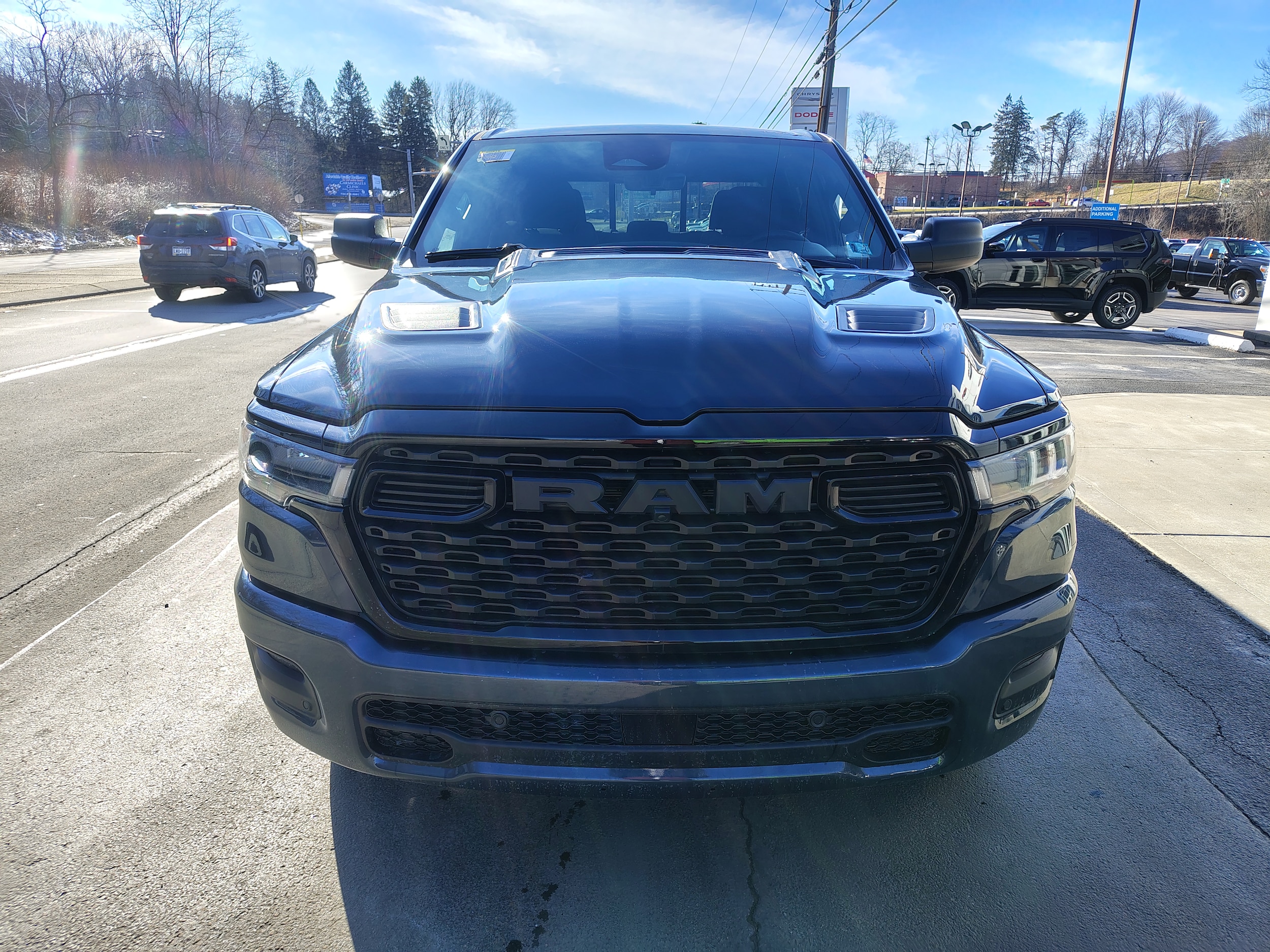 2026 Ram 1500 EXPRESS CREW CAB 4X4 5'7 BOX Forged Blue at Solomon CJD Carmichaels