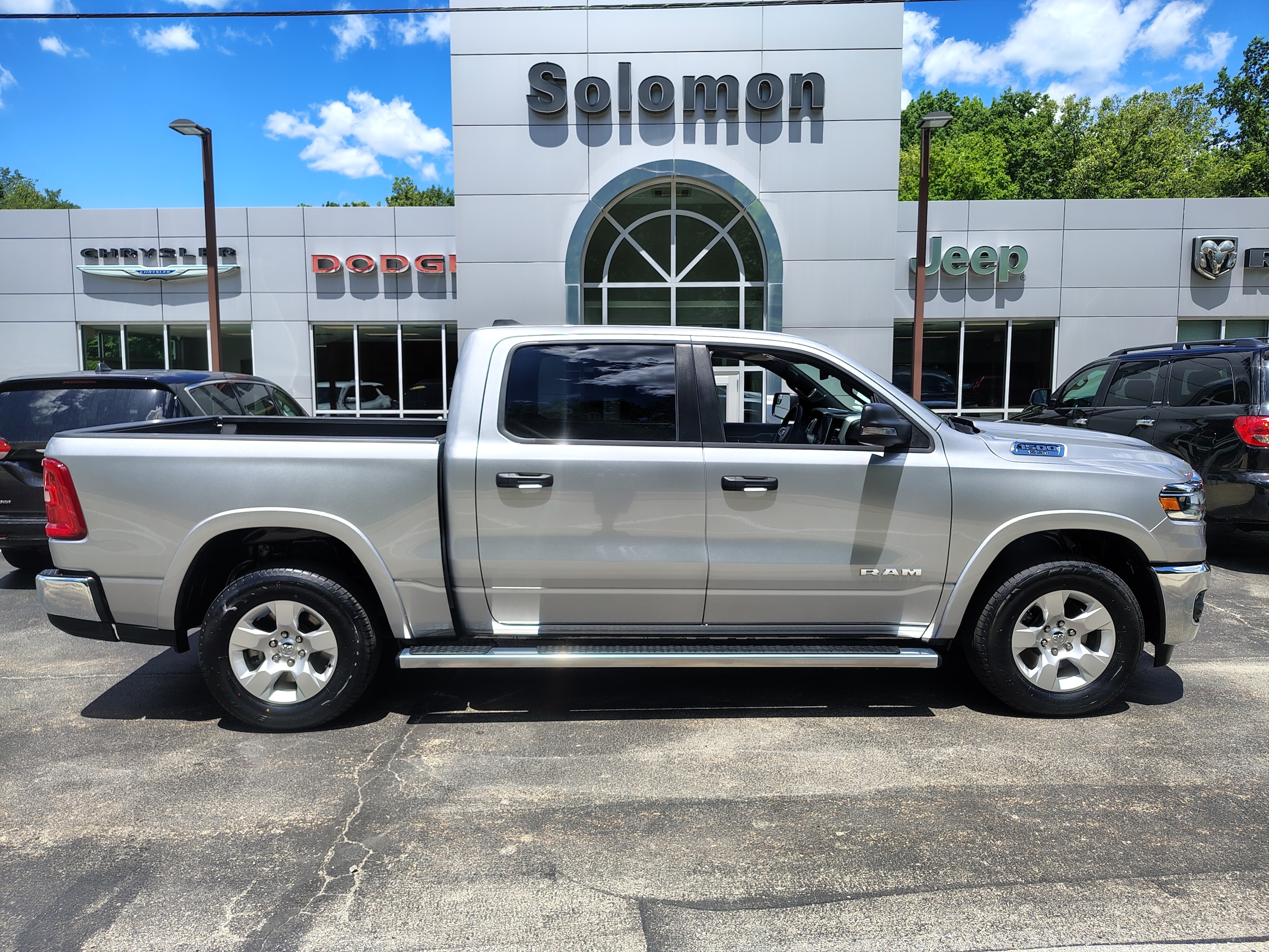 2025 Ram 1500 Big Horn Billet Silver Metallic Clearcoat at Solomon CJD Carmichaels