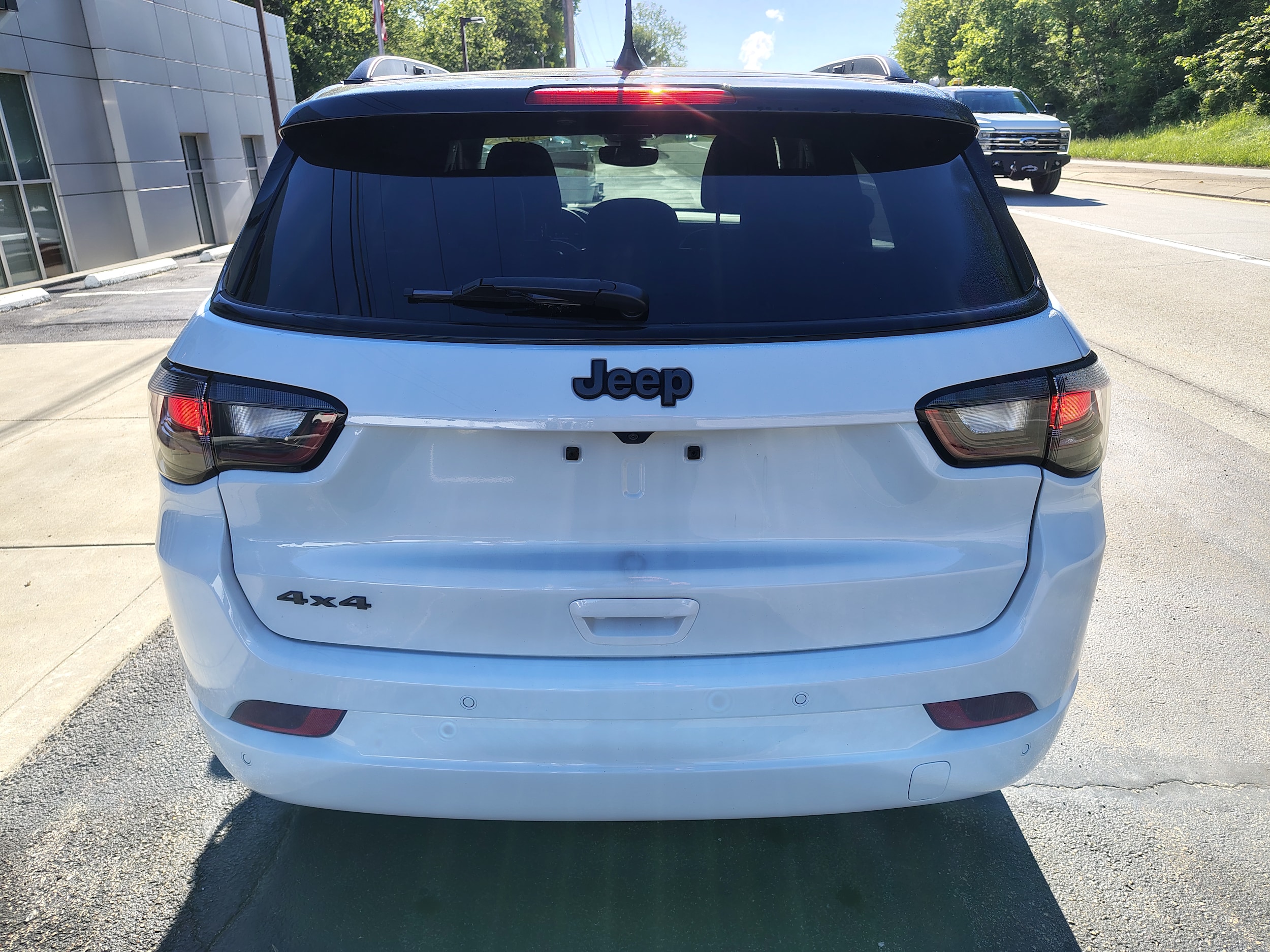 2025 Jeep Compass Limited Bright White Clearcoat at Solomon CJD Brownsville