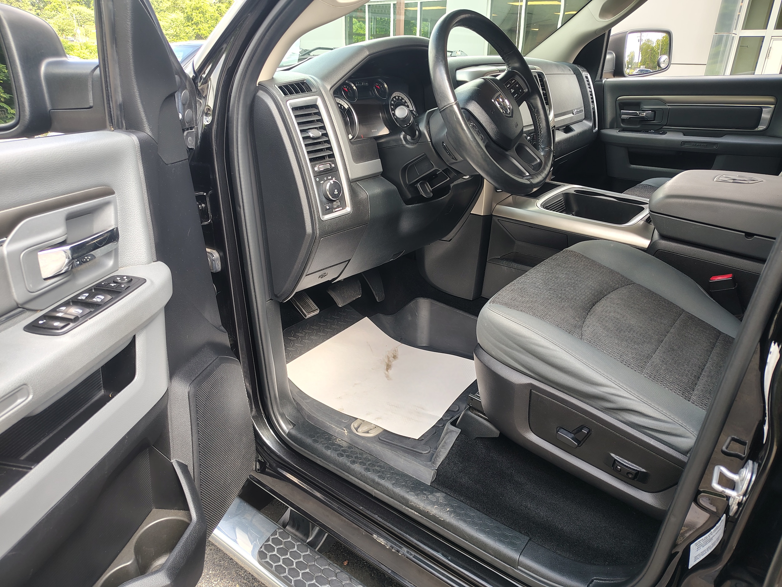 2017 Ram 1500 Big Horn Brilliant Black Crystal Pearlcoat at Solomon CJD Carmichaels