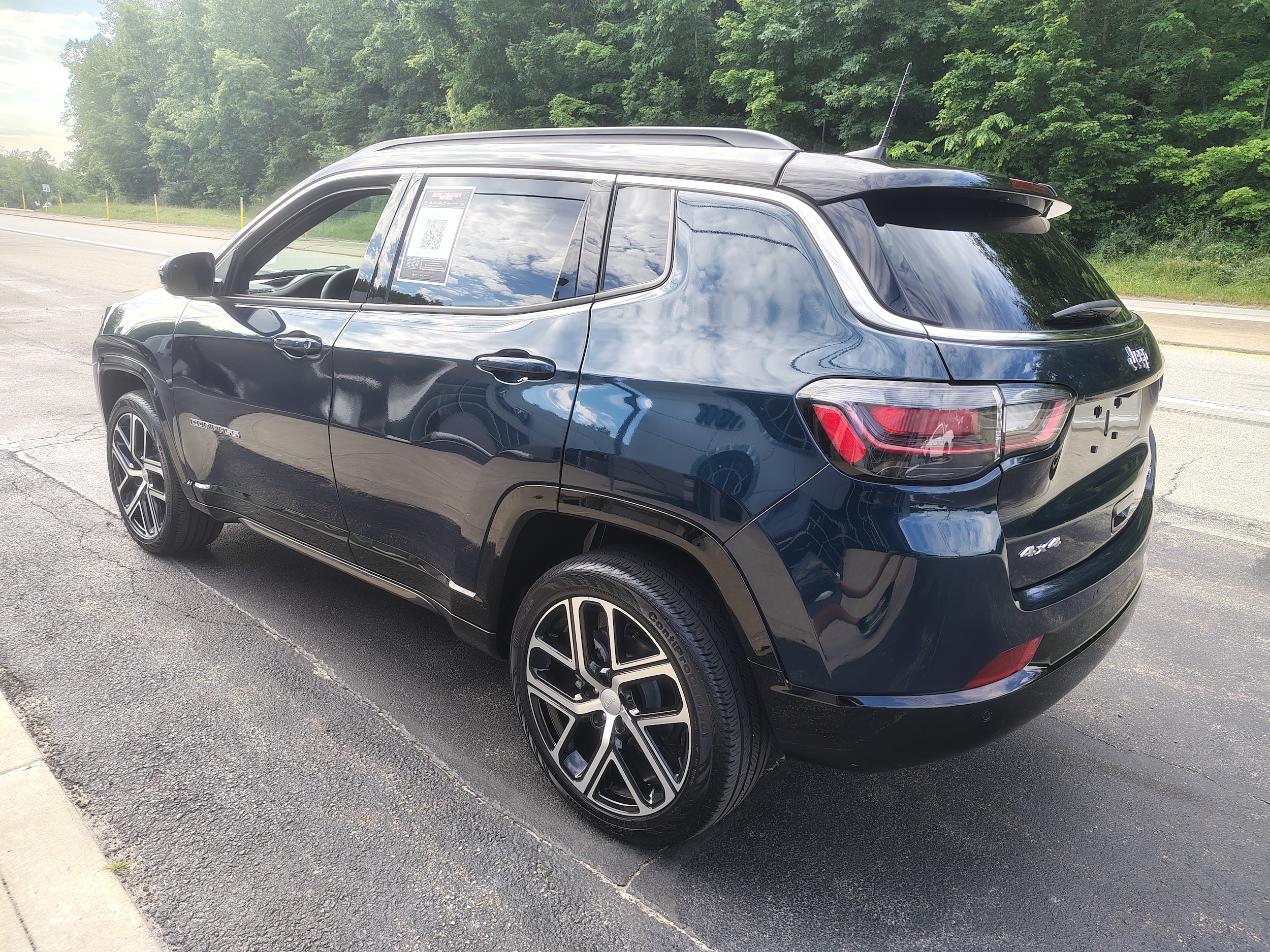 2024 Jeep Compass Limited Fathom Blue Pearlcoat at Solomon CJD Carmichaels