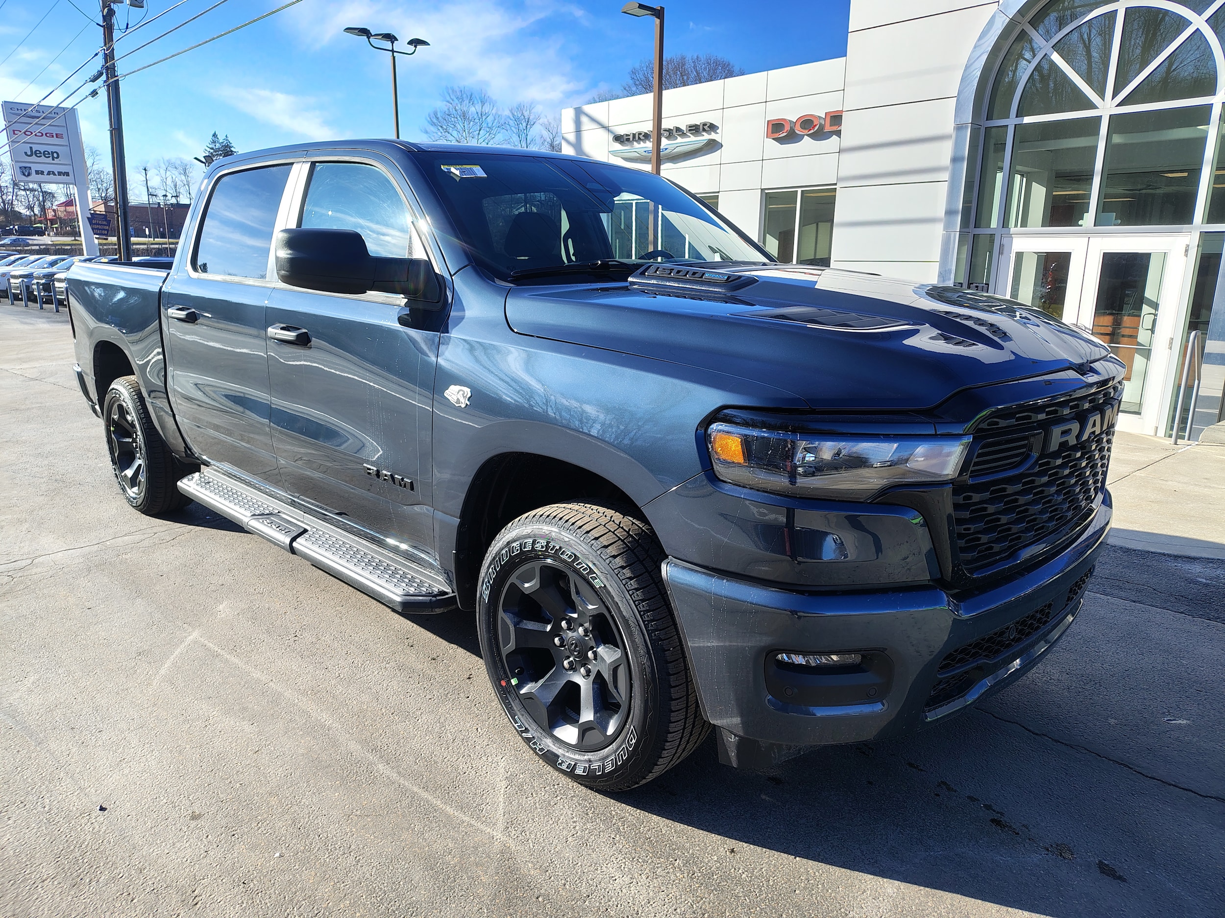 2026 Ram 1500 EXPRESS CREW CAB 4X4 5'7 BOX Forged Blue at Solomon CJD Carmichaels