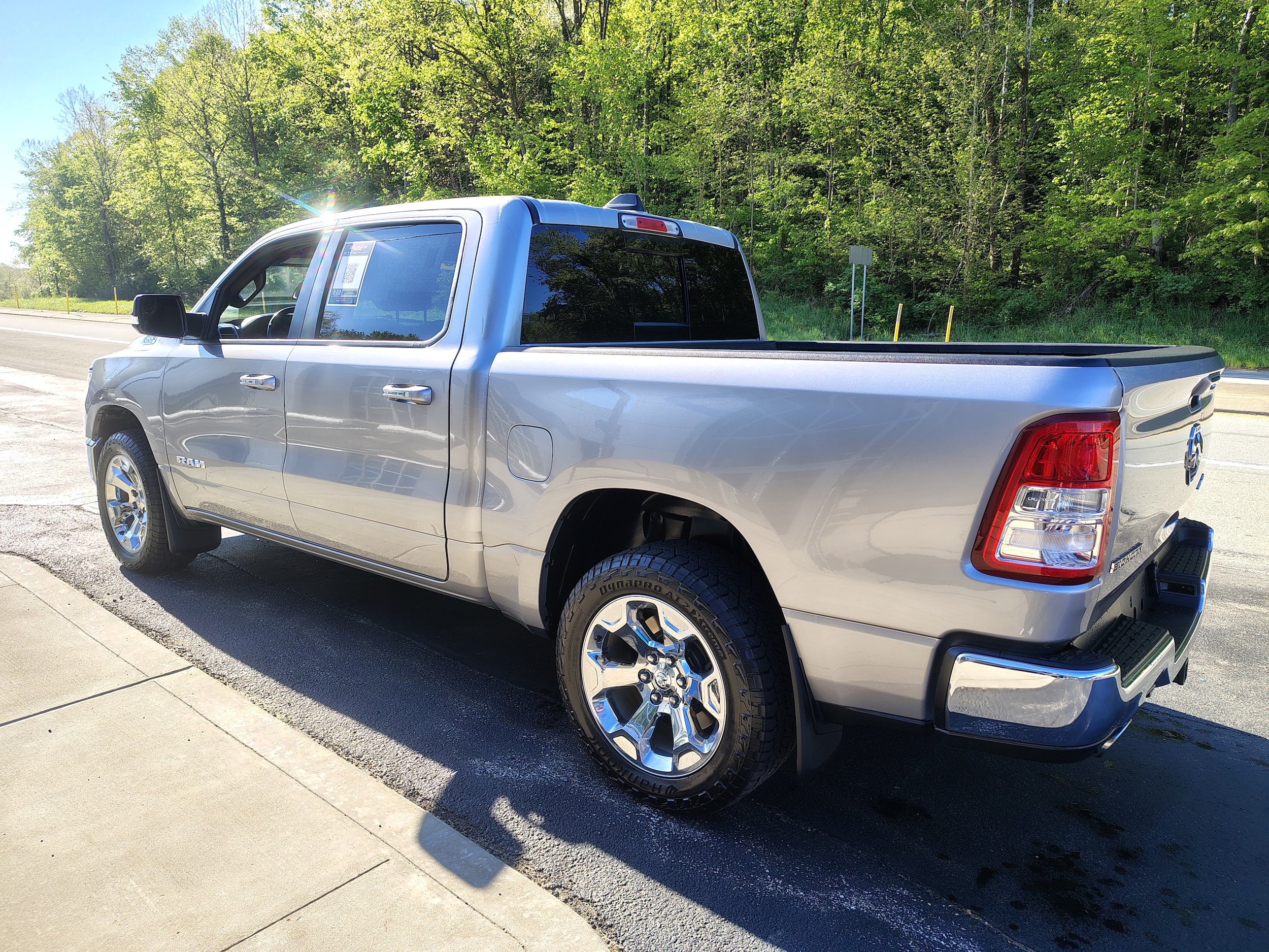 2019 Ram 1500 Big Horn/Lone Star Billet Silver Metallic Clearcoat at Solomon CJD Brownsville