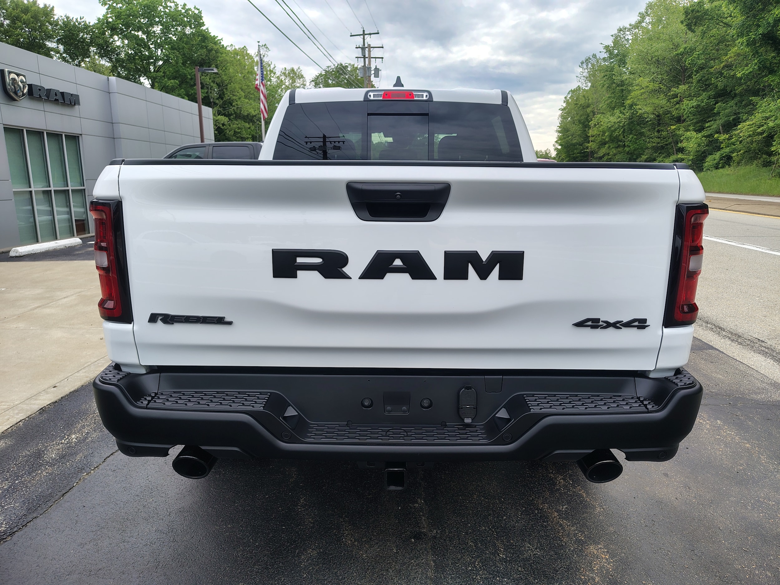 2026 Ram 1500 Rebel Bright White Clearcoat at Solomon CJD Brownsville