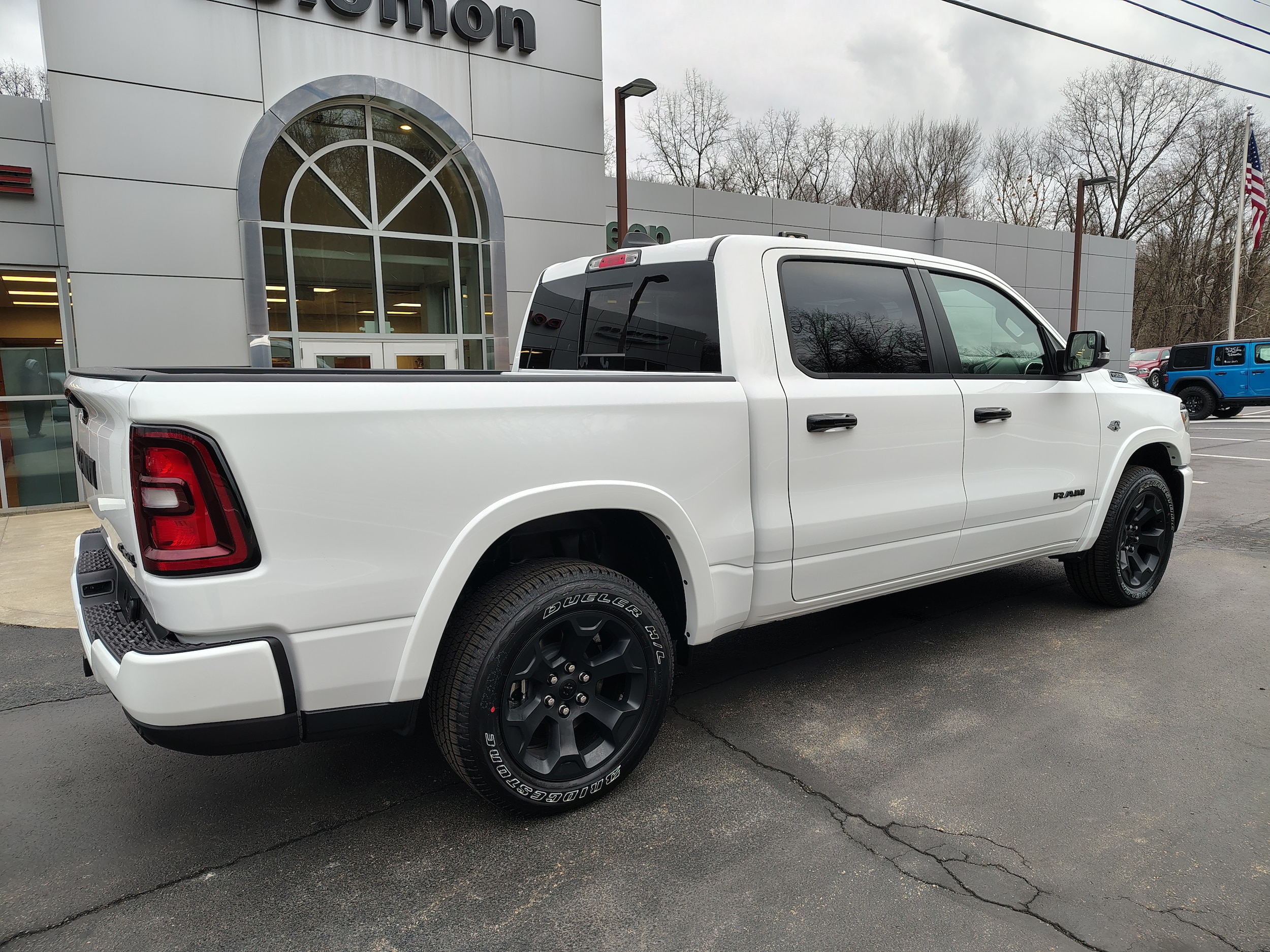 2026 Ram 1500 BIG HORN CREW CAB 4X4 5'7 BOX Bright White at Solomon CJD Carmichaels