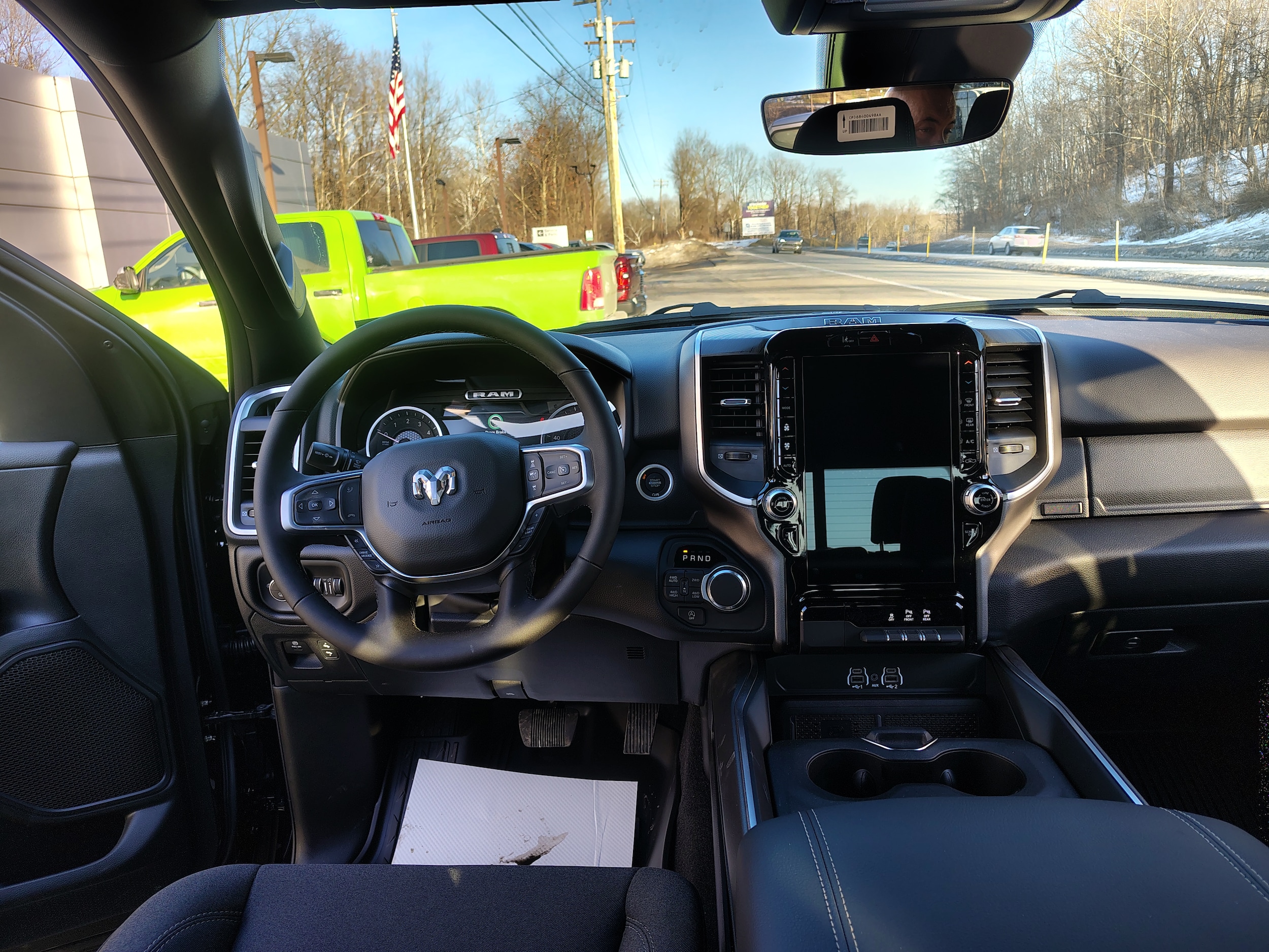 2026 Ram 1500 BIG HORN CREW CAB 4X4 5'7 BOX Diamond Black Crystal Pearlcoat at Solomon CJD Carmichaels