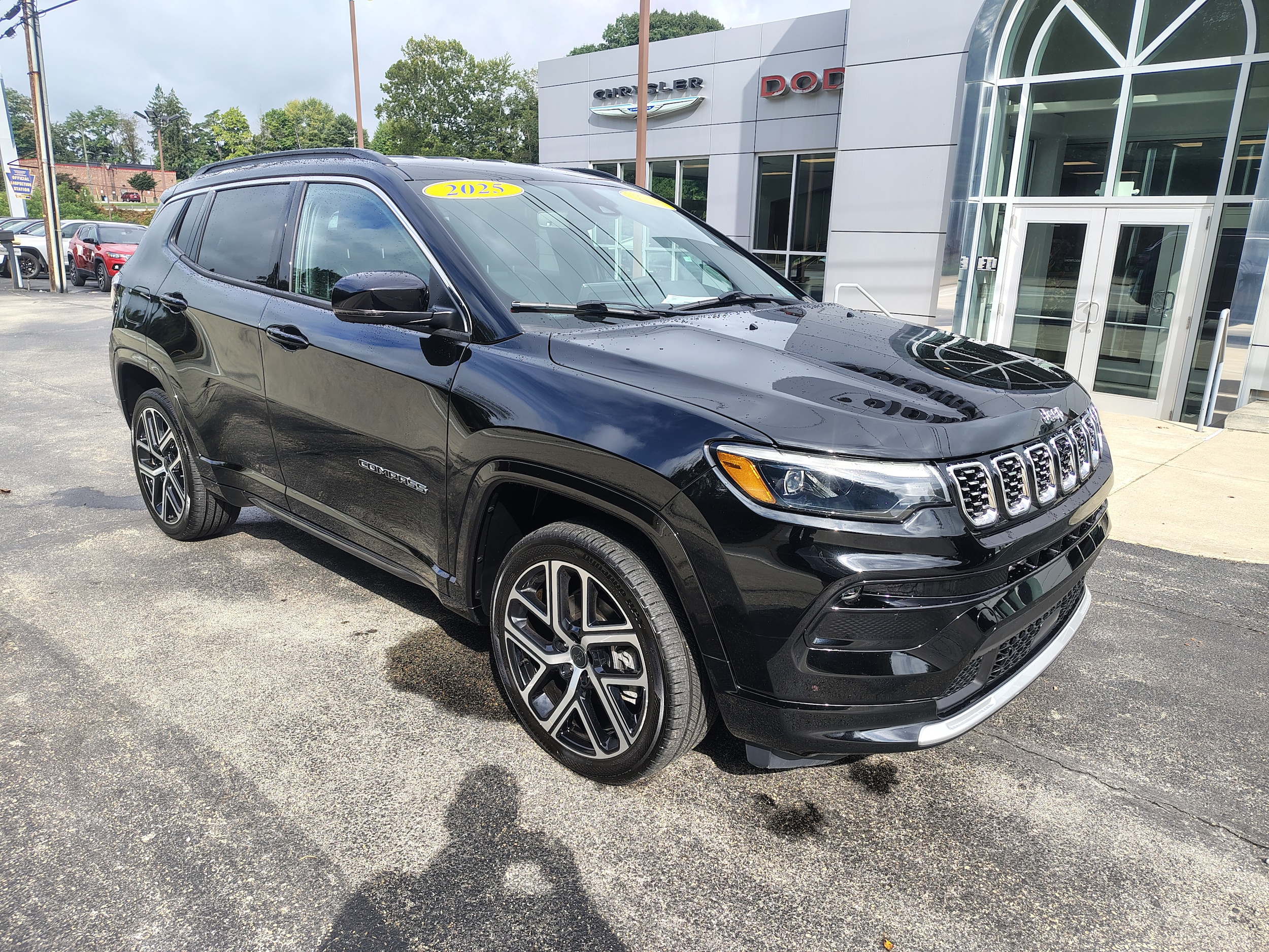 2025 Jeep Compass Limited Diamond Black Crystal Pearlcoat at Solomon CJD Carmichaels