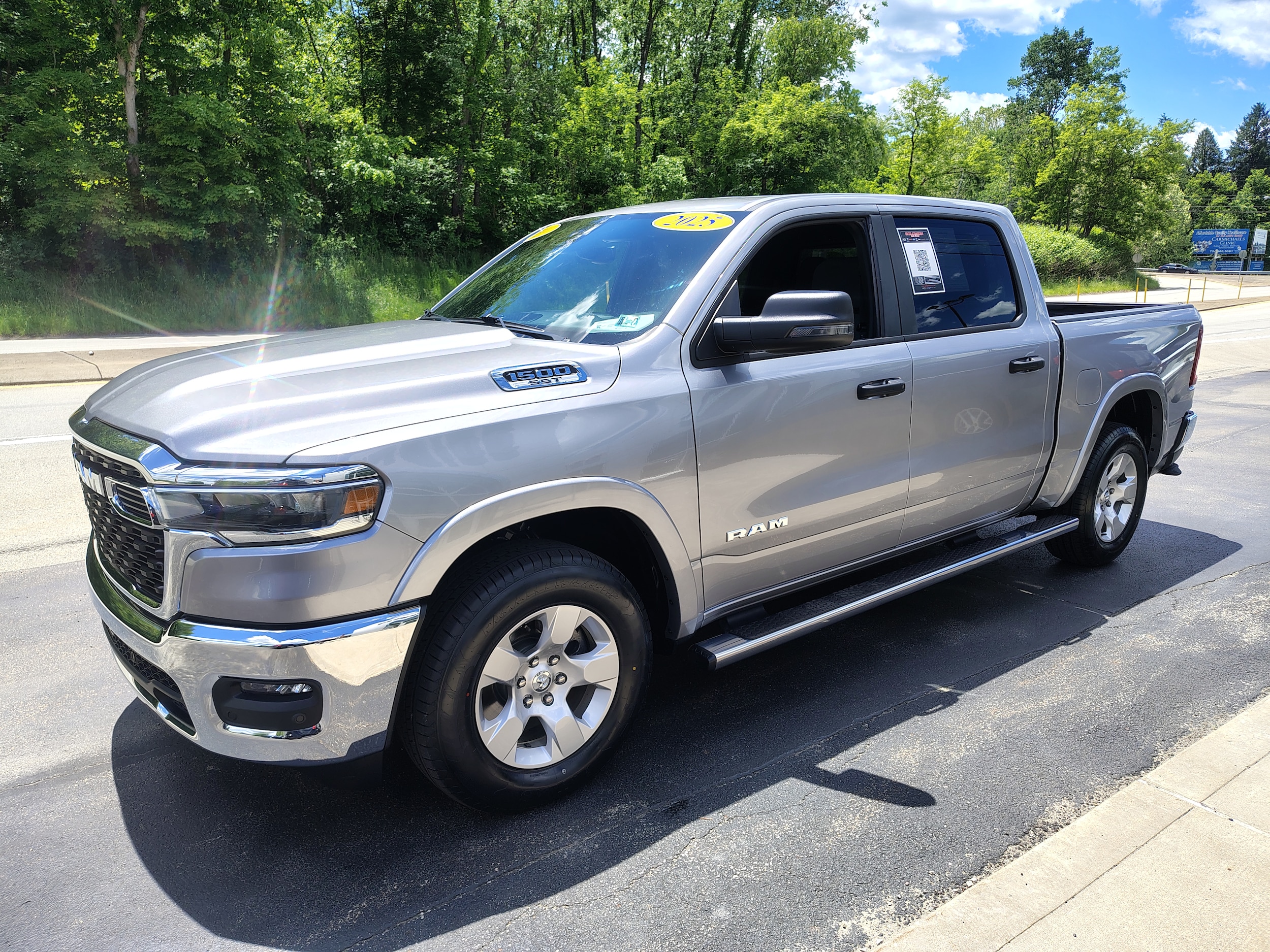 2025 Ram 1500 Big Horn Billet Silver Metallic Clearcoat at Solomon CJD Carmichaels
