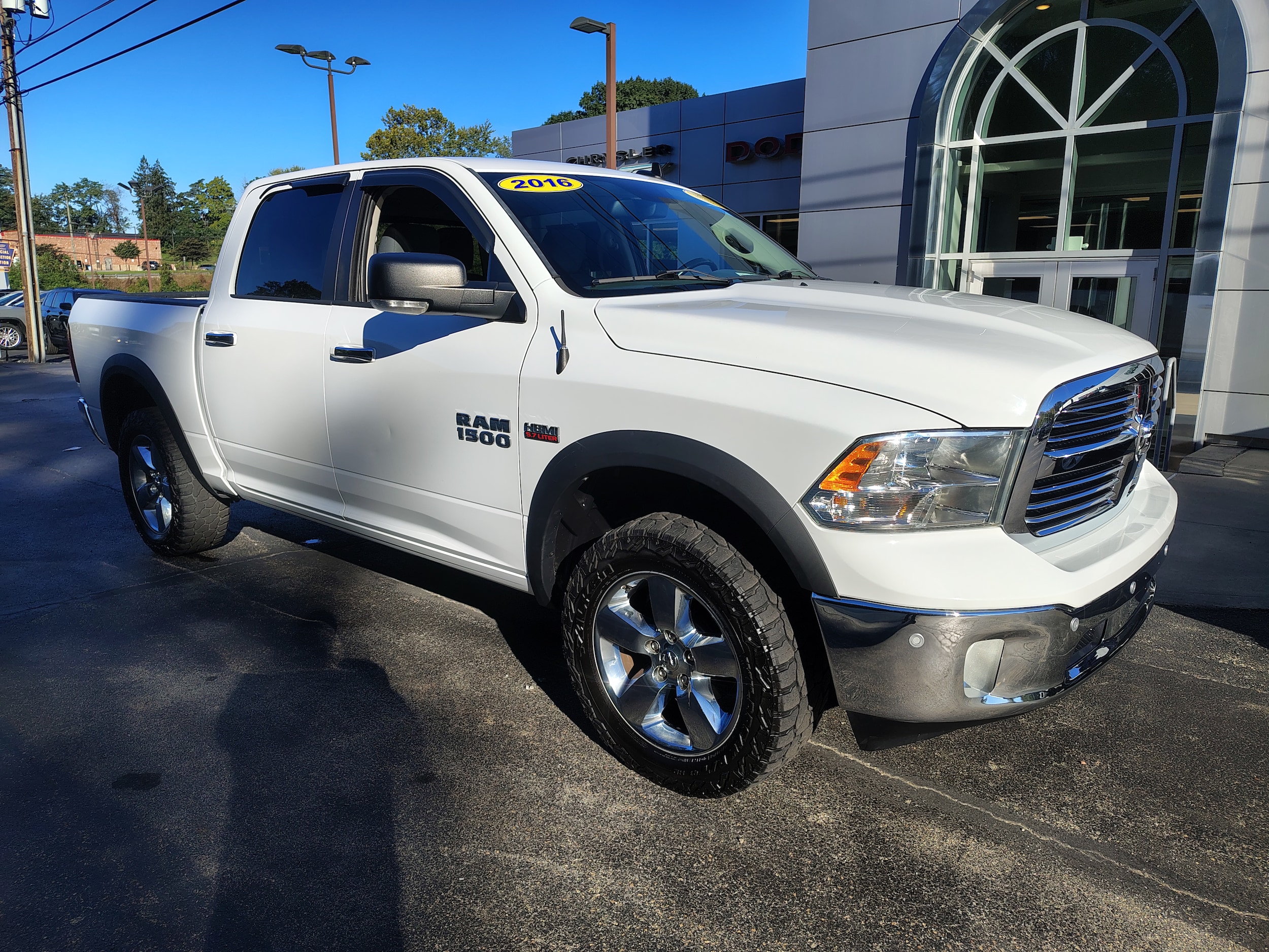 2016 Ram 1500 Big Horn Bright White Clearcoat at Solomon CJD Brownsville