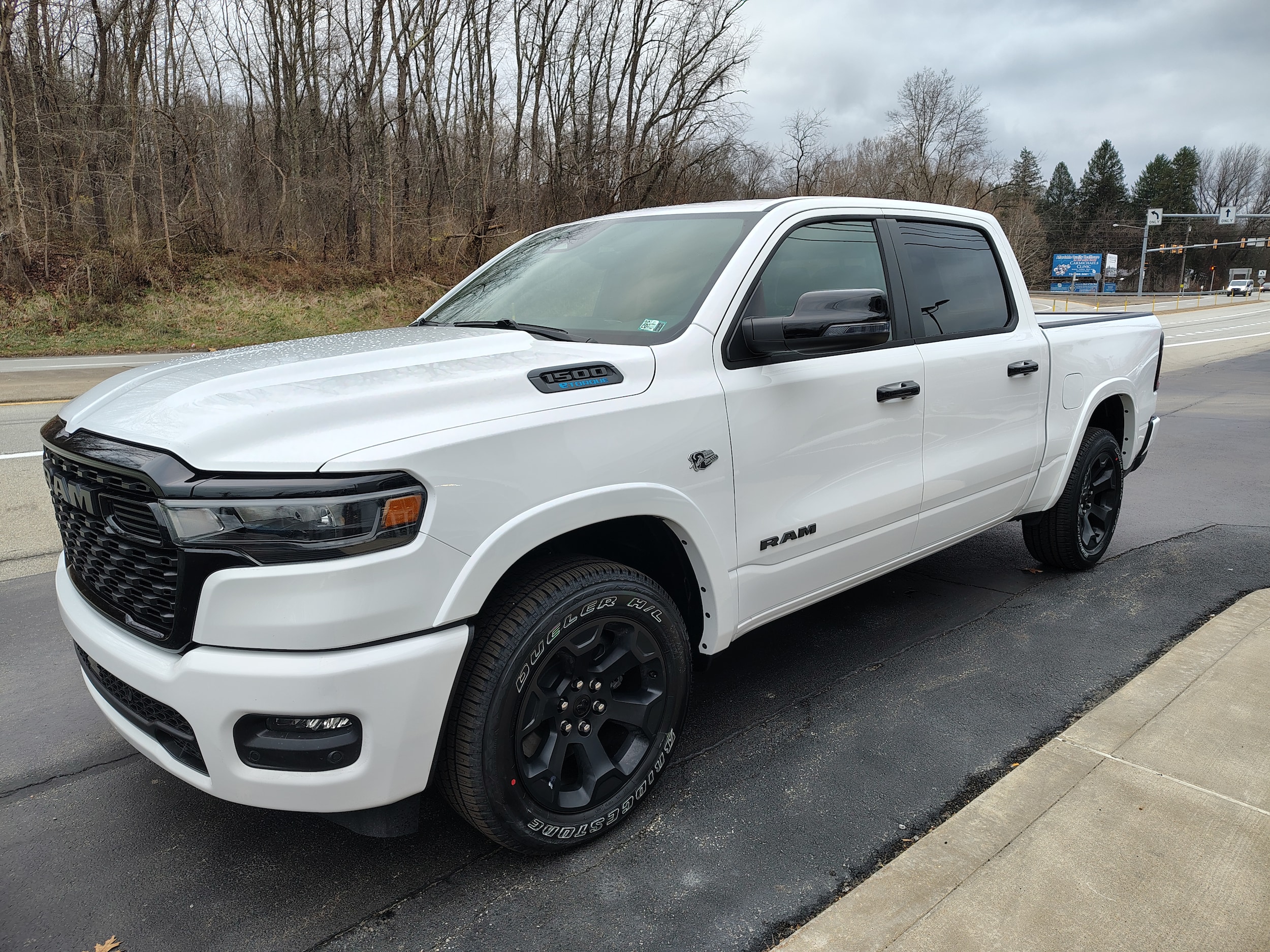 2026 Ram 1500 BIG HORN CREW CAB 4X4 5'7 BOX Bright White at Solomon CJD Carmichaels