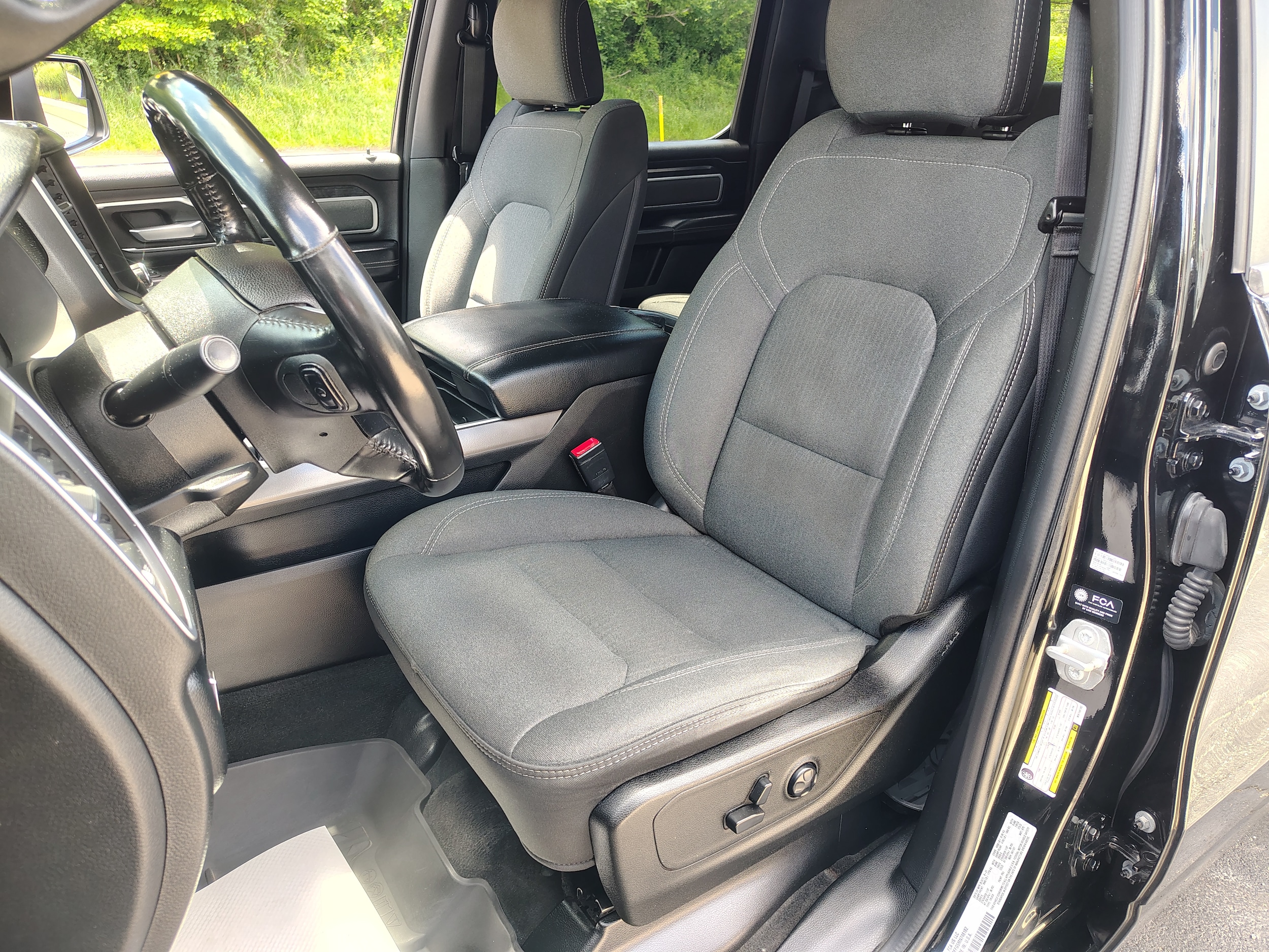 2021 Ram 1500 Big Horn Diamond Black Crystal Pearlcoat at Solomon CJD Brownsville