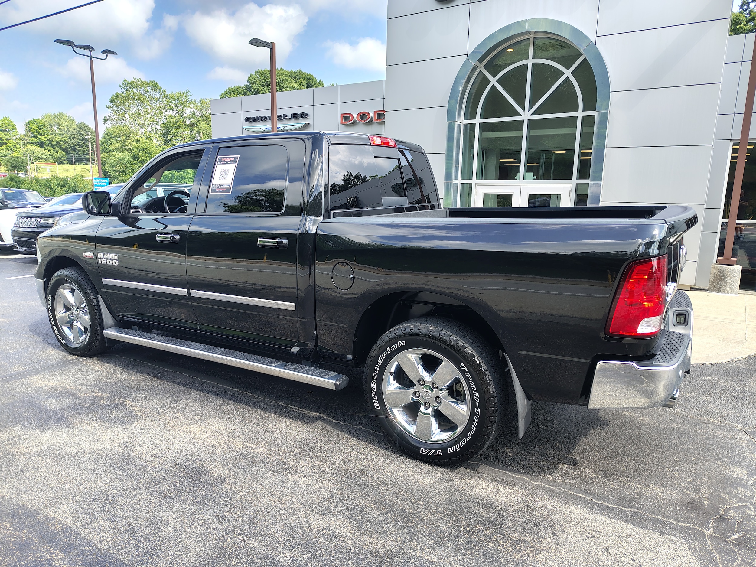 2017 Ram 1500 Big Horn Brilliant Black Crystal Pearlcoat at Solomon CJD Carmichaels