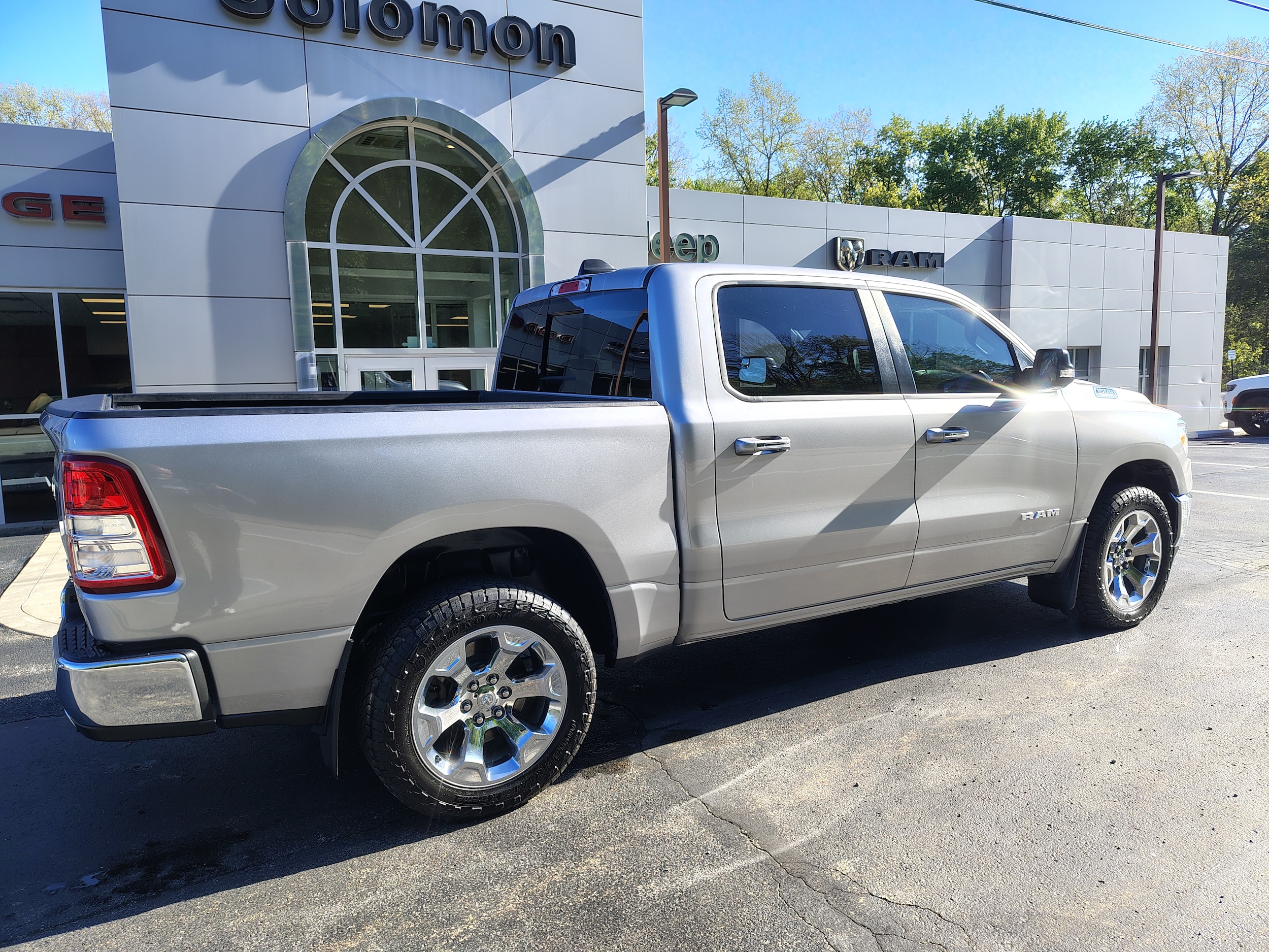 2019 Ram 1500 Big Horn/Lone Star Billet Silver Metallic Clearcoat at Solomon CJD Brownsville