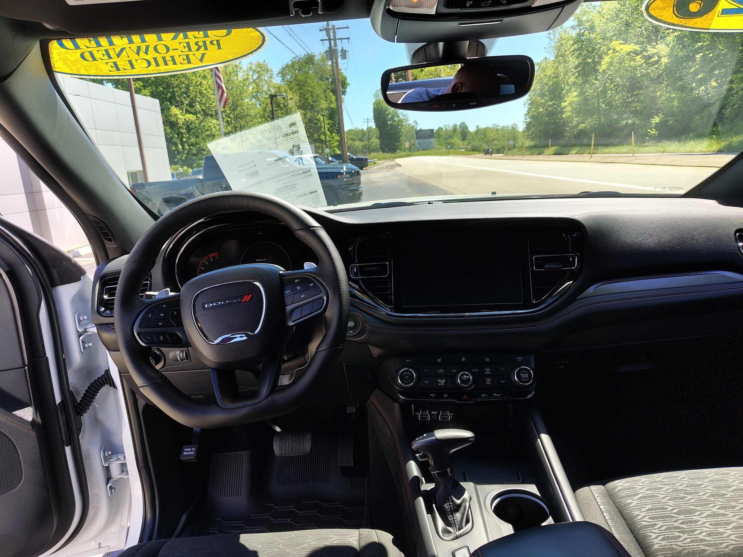 2026 Dodge Durango GT HEMI V8 White Knuckle Clearcoat at Solomon CJD Brownsville