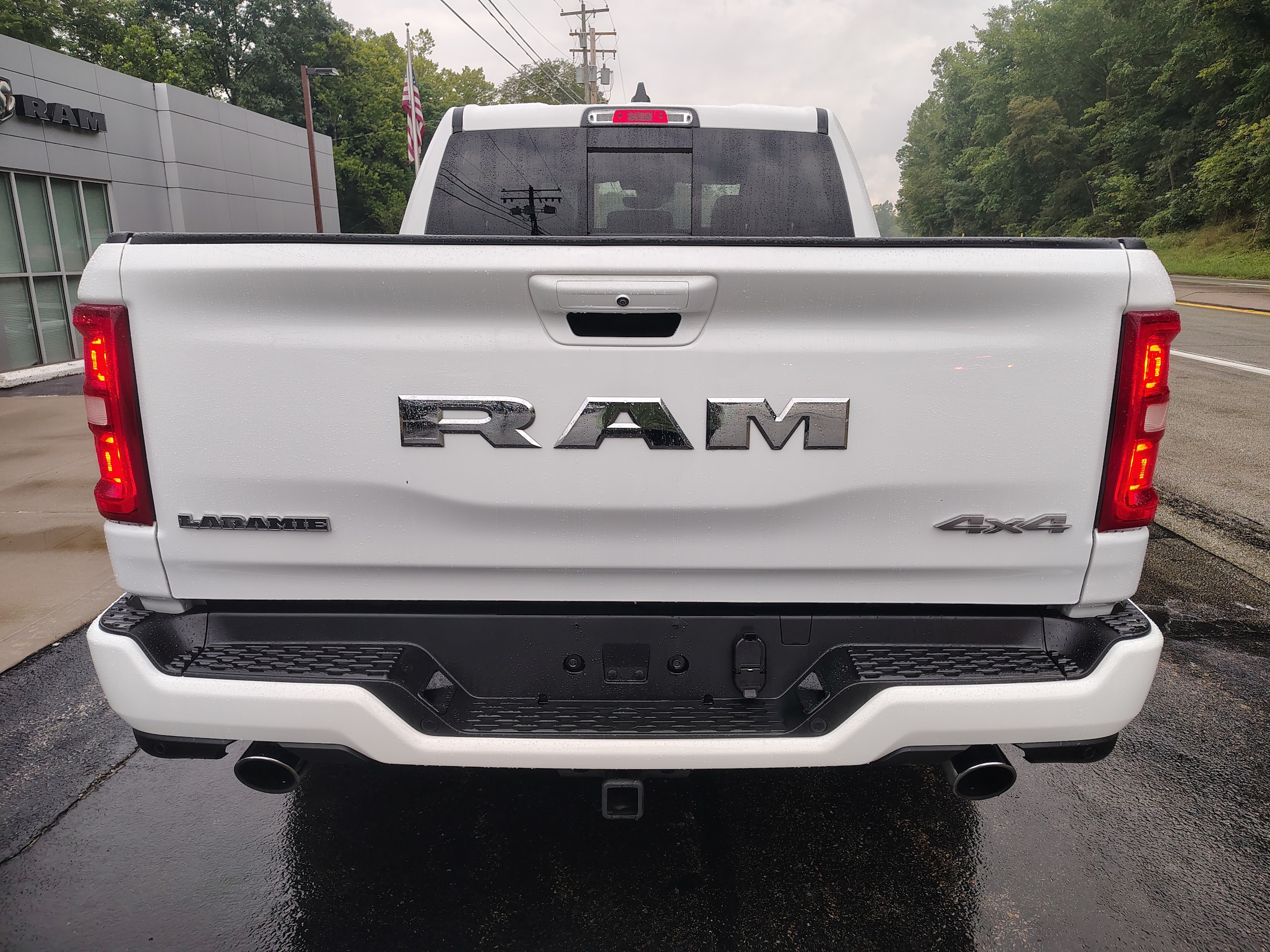 2025 Ram 1500 Laramie Bright White Clearcoat at Solomon CJD Carmichaels