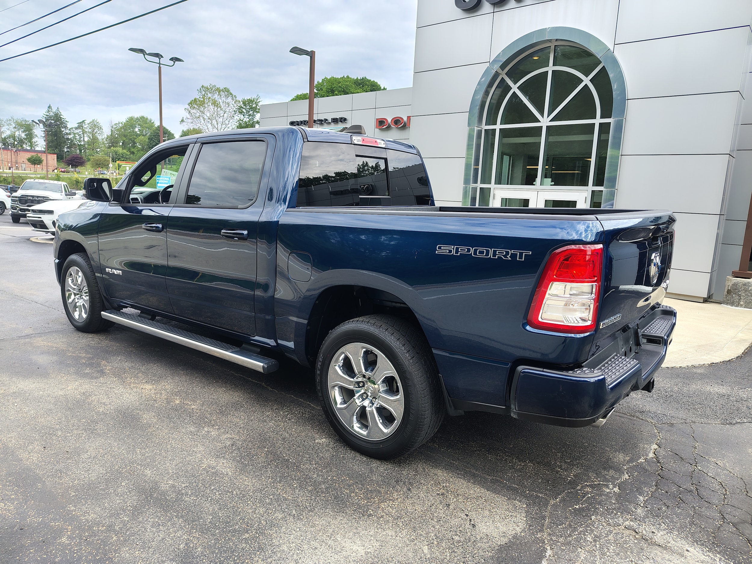 2023 Ram 1500 Big Horn Patriot Blue Pearlcoat at Solomon CJD Brownsville