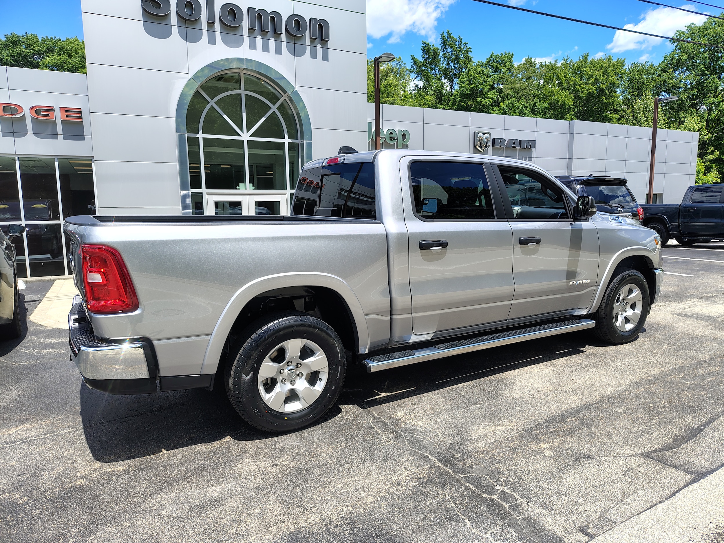 2025 Ram 1500 Big Horn Billet Silver Metallic Clearcoat at Solomon CJD Carmichaels