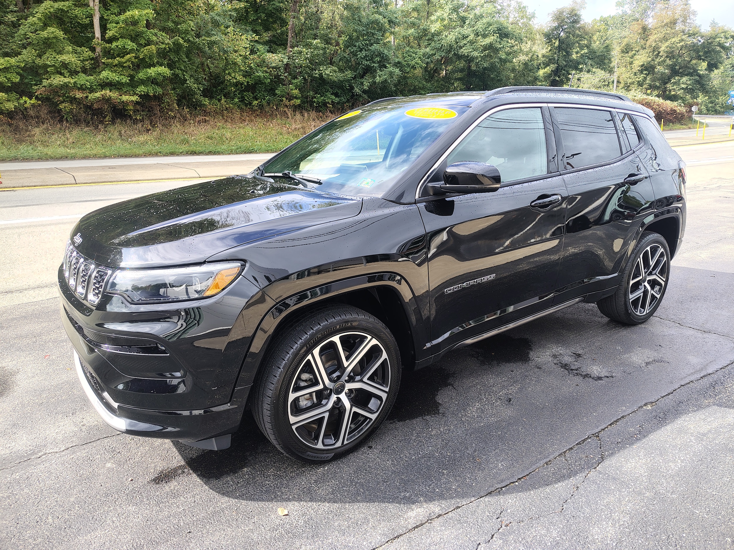 2025 Jeep Compass Limited Diamond Black Crystal Pearlcoat at Solomon CJD Carmichaels