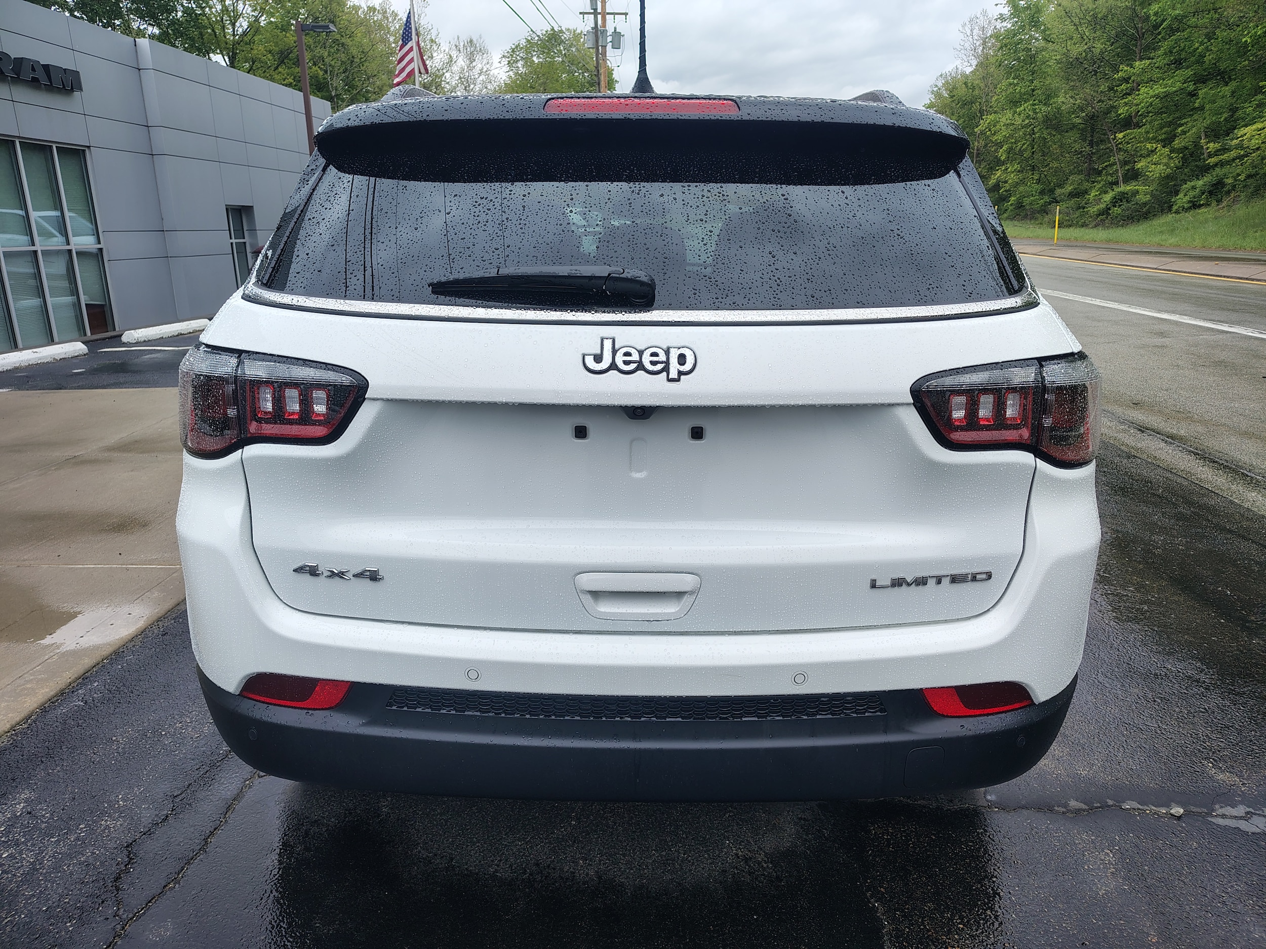 2025 Jeep Compass Limited Bright White Clearcoat at Solomon CJD Brownsville