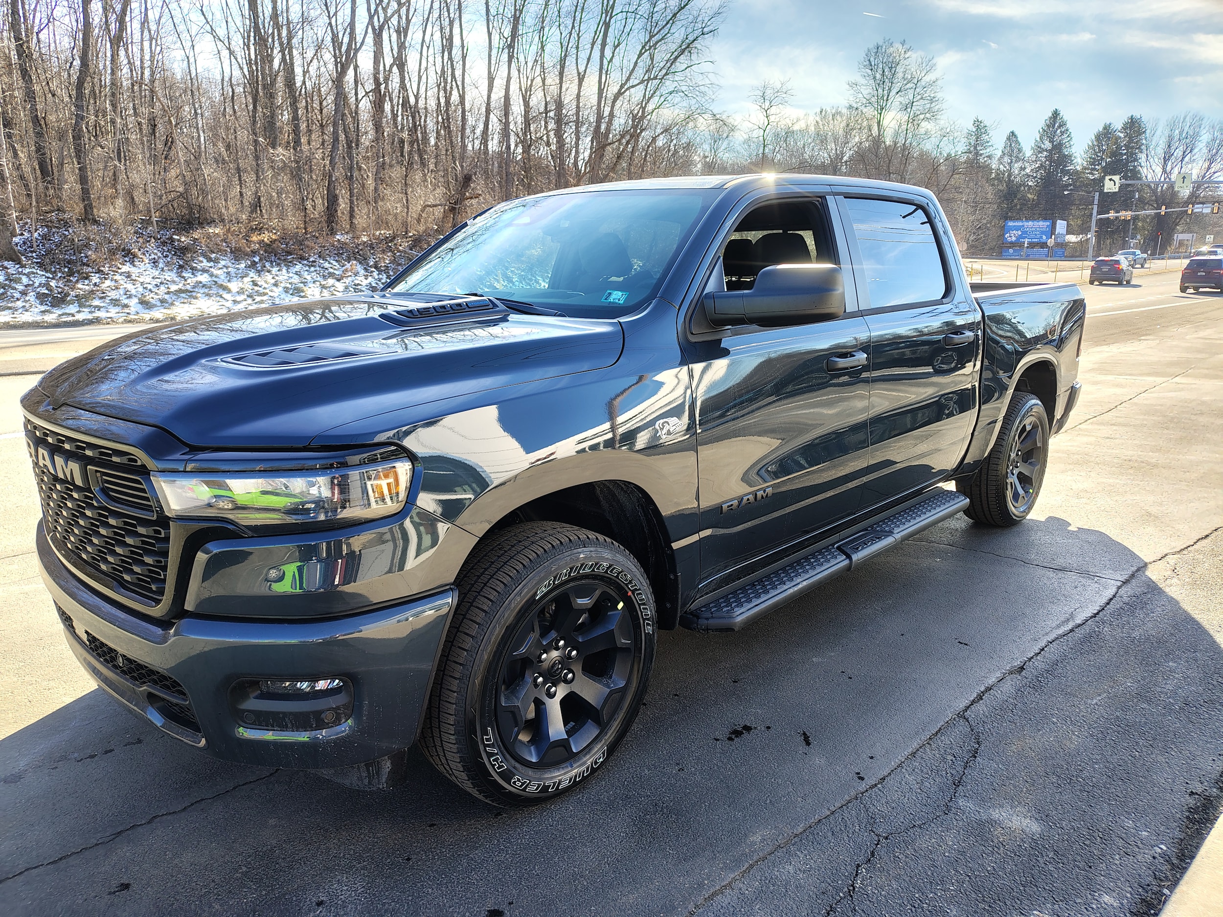 2026 Ram 1500 EXPRESS CREW CAB 4X4 5'7 BOX Forged Blue at Solomon CJD Carmichaels