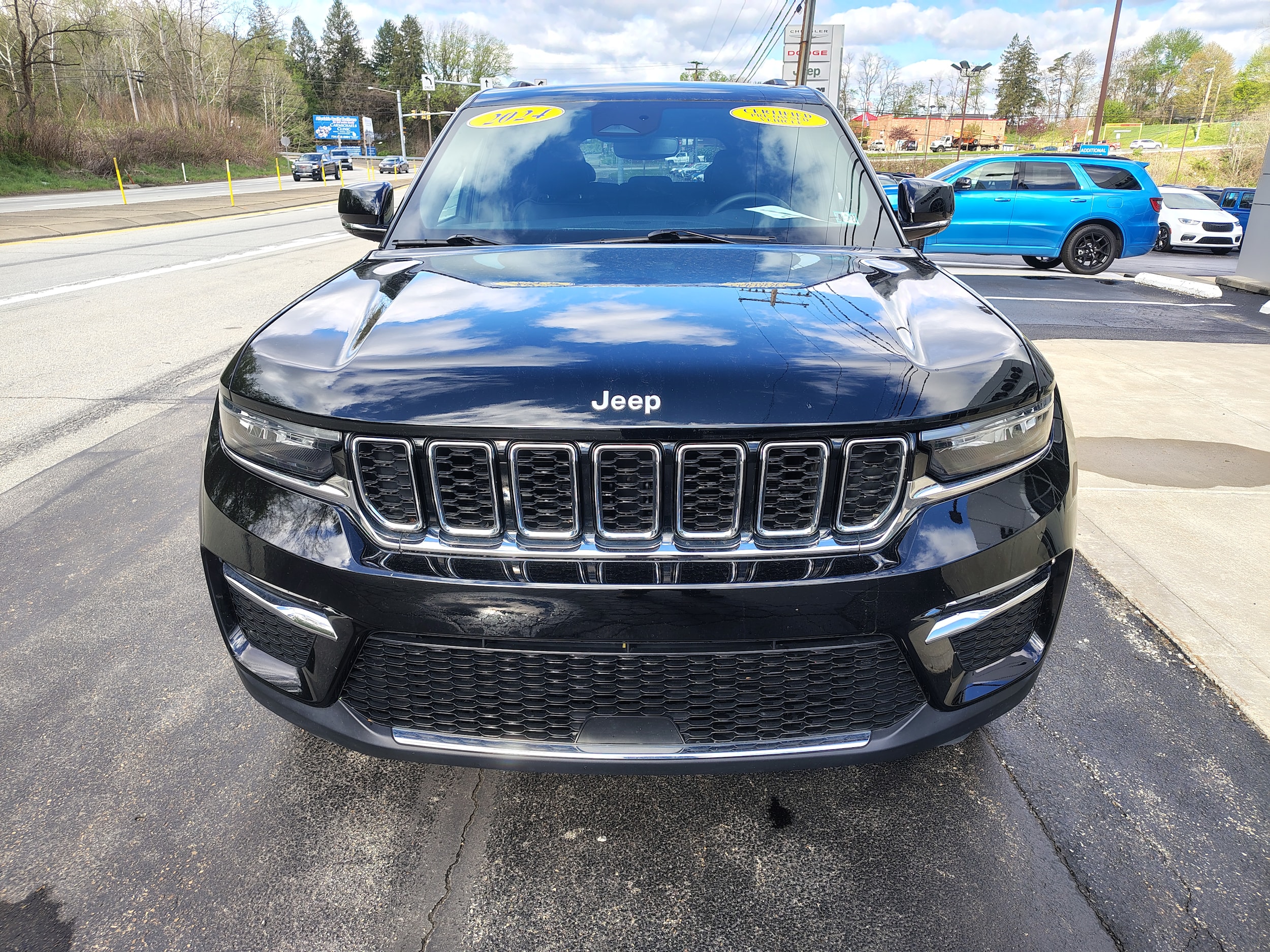 2024 Jeep Grand Cherokee Limited Diamond Black Crystal Pearlcoat at Solomon CJD Carmichaels