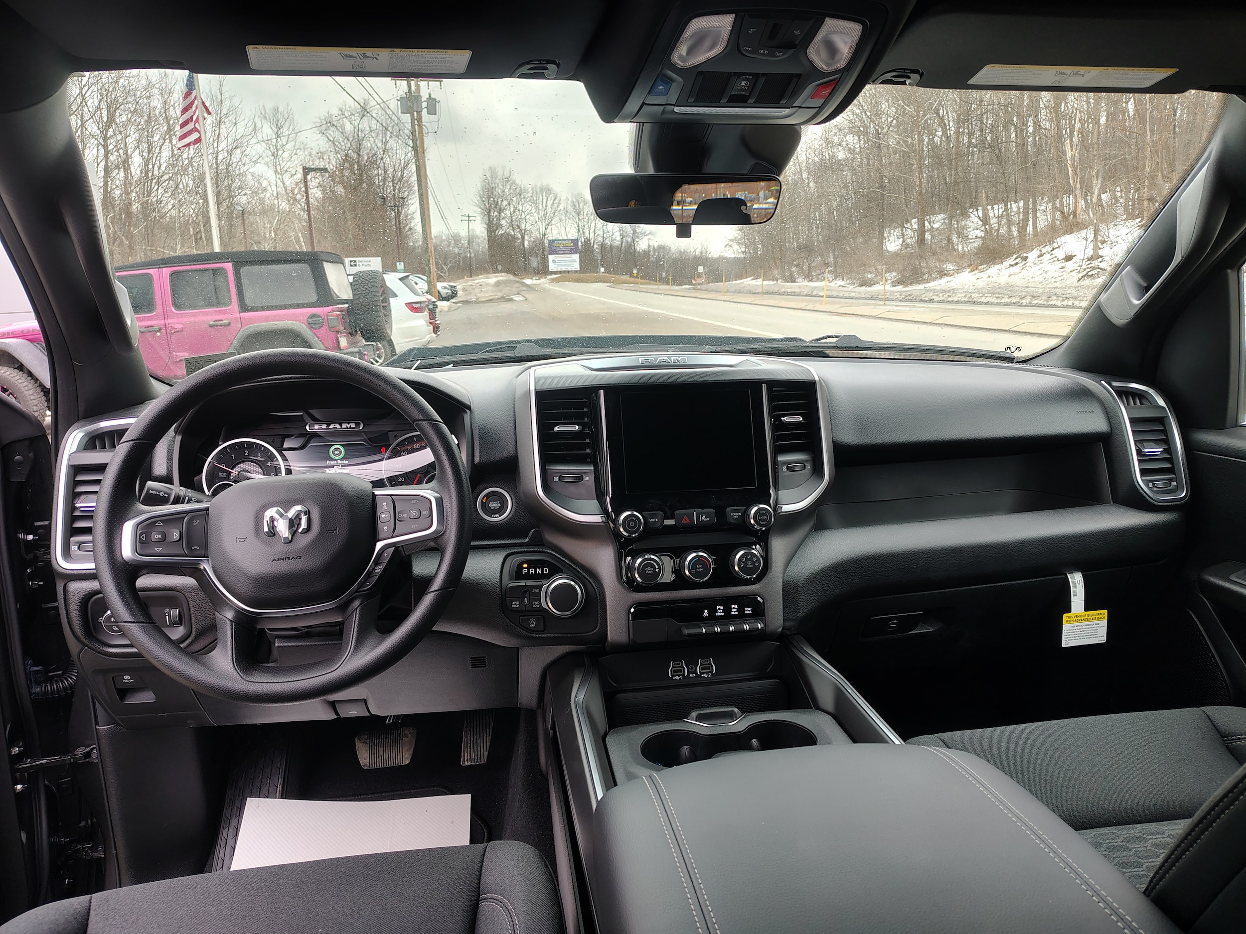 2026 Ram 1500 EXPRESS CREW CAB 4X4 5'7 BOX Granite Crystal at Solomon CJD Carmichaels