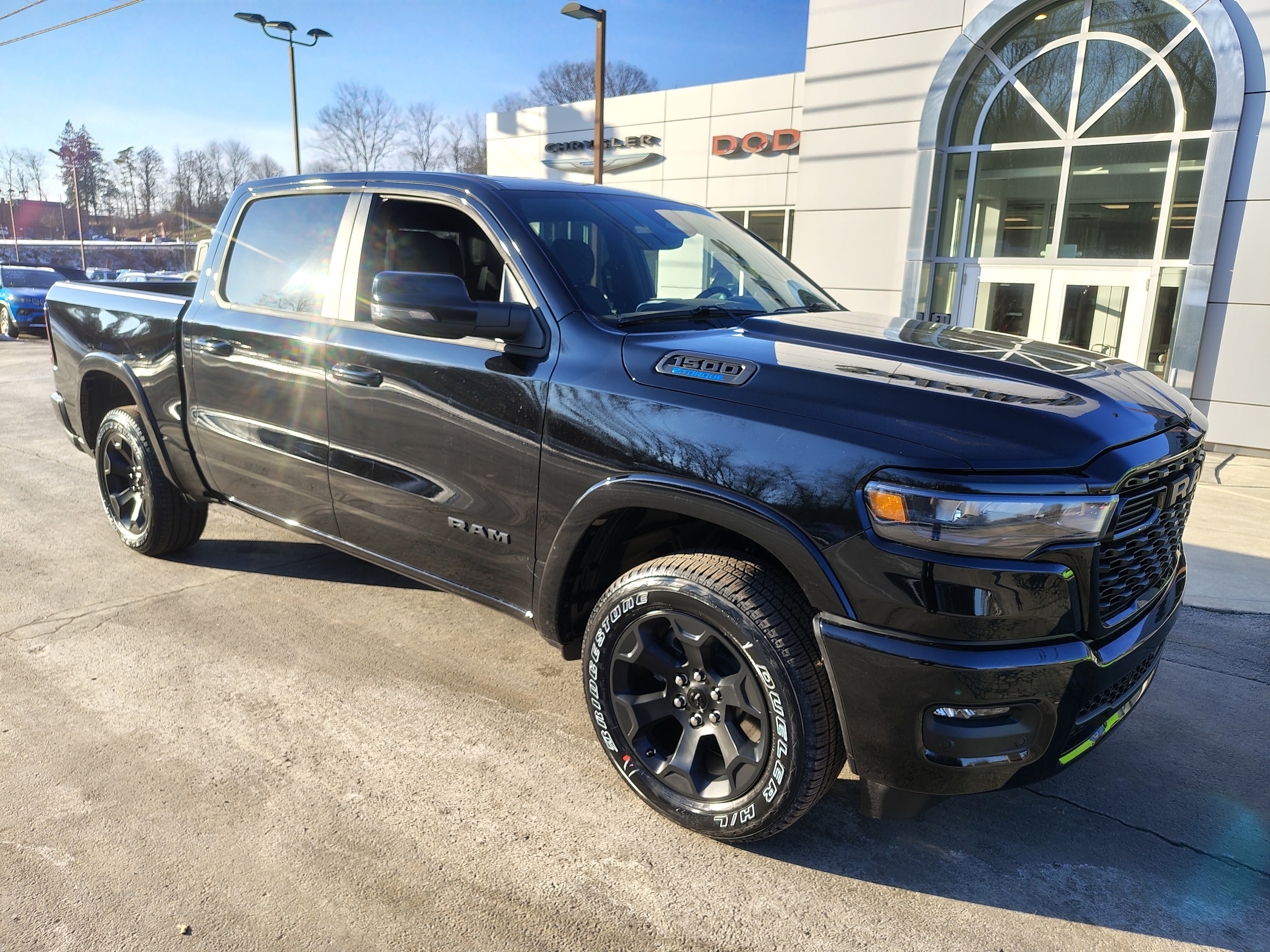 2026 Ram 1500 BIG HORN CREW CAB 4X4 5'7 BOX Diamond Black Crystal Pearlcoat at Solomon CJD Carmichaels