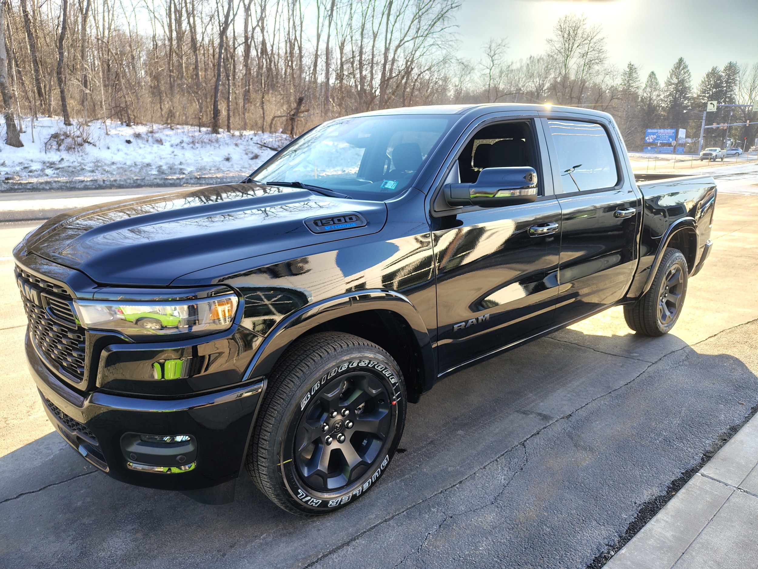 2026 Ram 1500 BIG HORN CREW CAB 4X4 5'7 BOX Diamond Black Crystal Pearlcoat at Solomon CJD Carmichaels