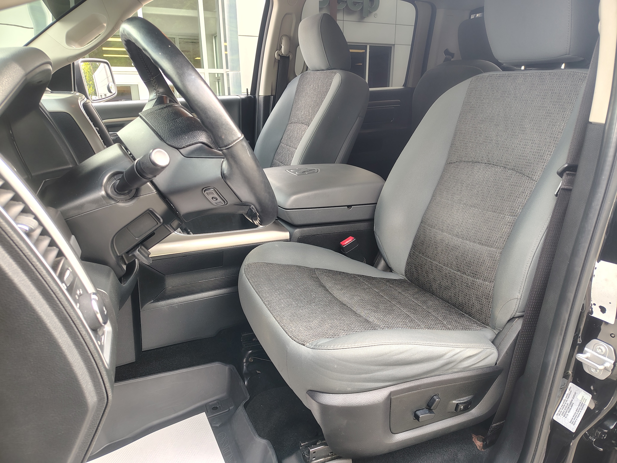 2017 Ram 1500 Big Horn Brilliant Black Crystal Pearlcoat at Solomon CJD Carmichaels