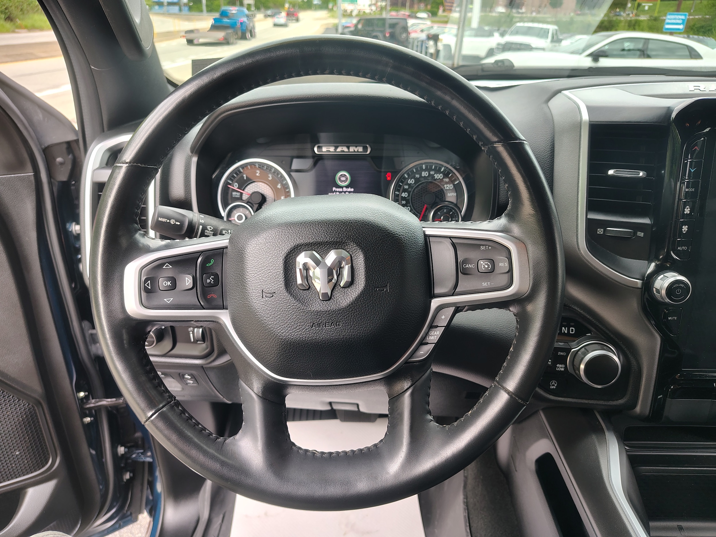 2023 Ram 1500 Big Horn Patriot Blue Pearlcoat at Solomon CJD Brownsville