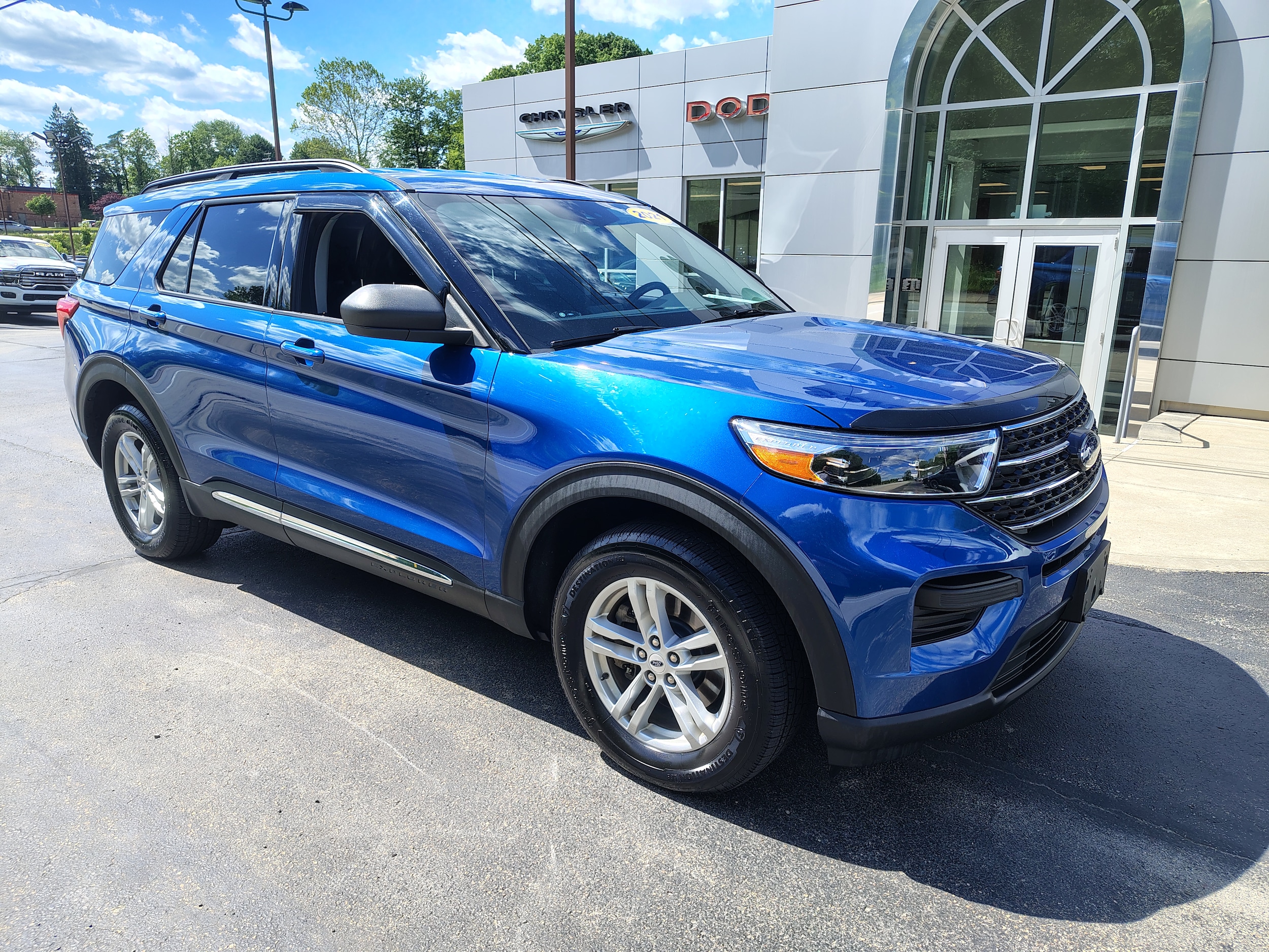 2021 Ford Explorer XLT Blue at Solomon CJD Brownsville