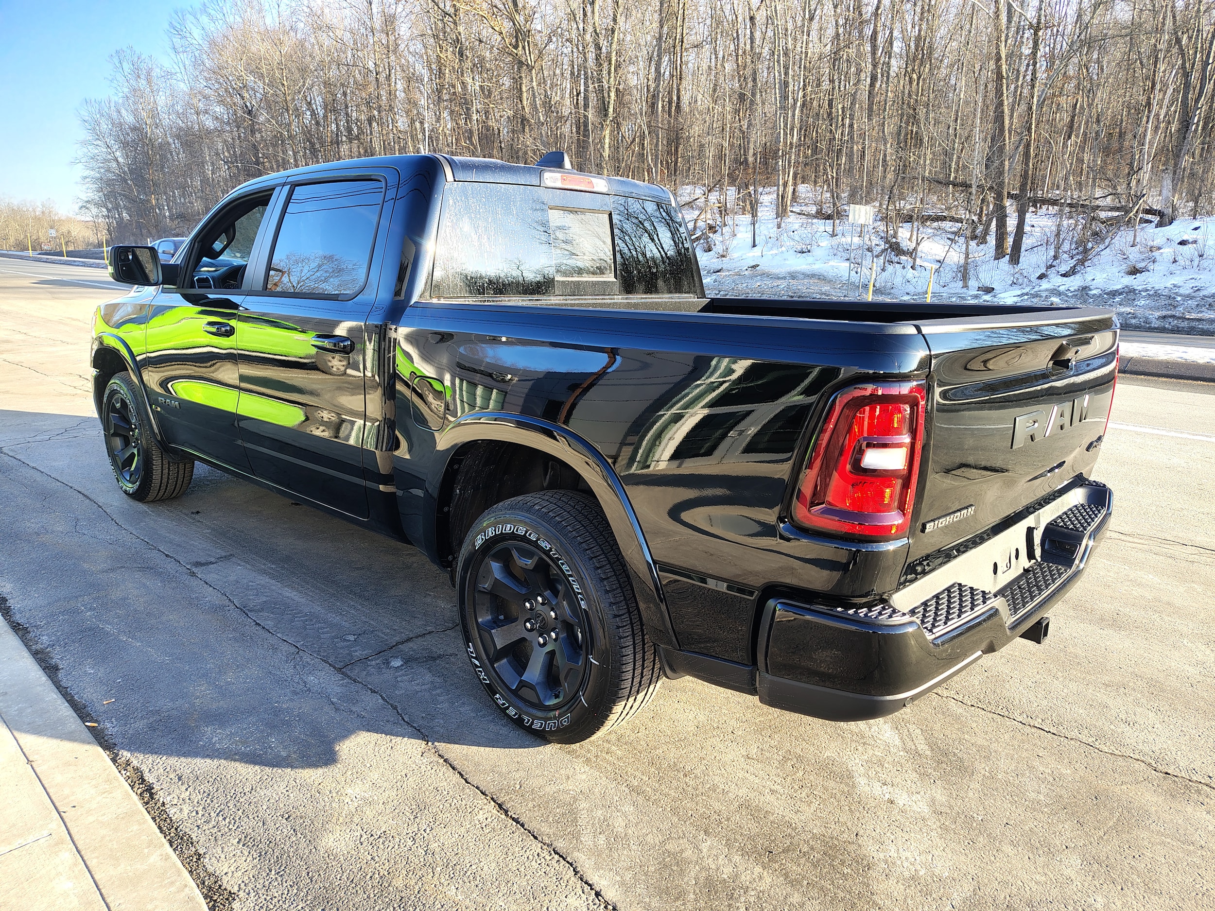 2026 Ram 1500 BIG HORN CREW CAB 4X4 5'7 BOX Diamond Black Crystal Pearlcoat at Solomon CJD Carmichaels