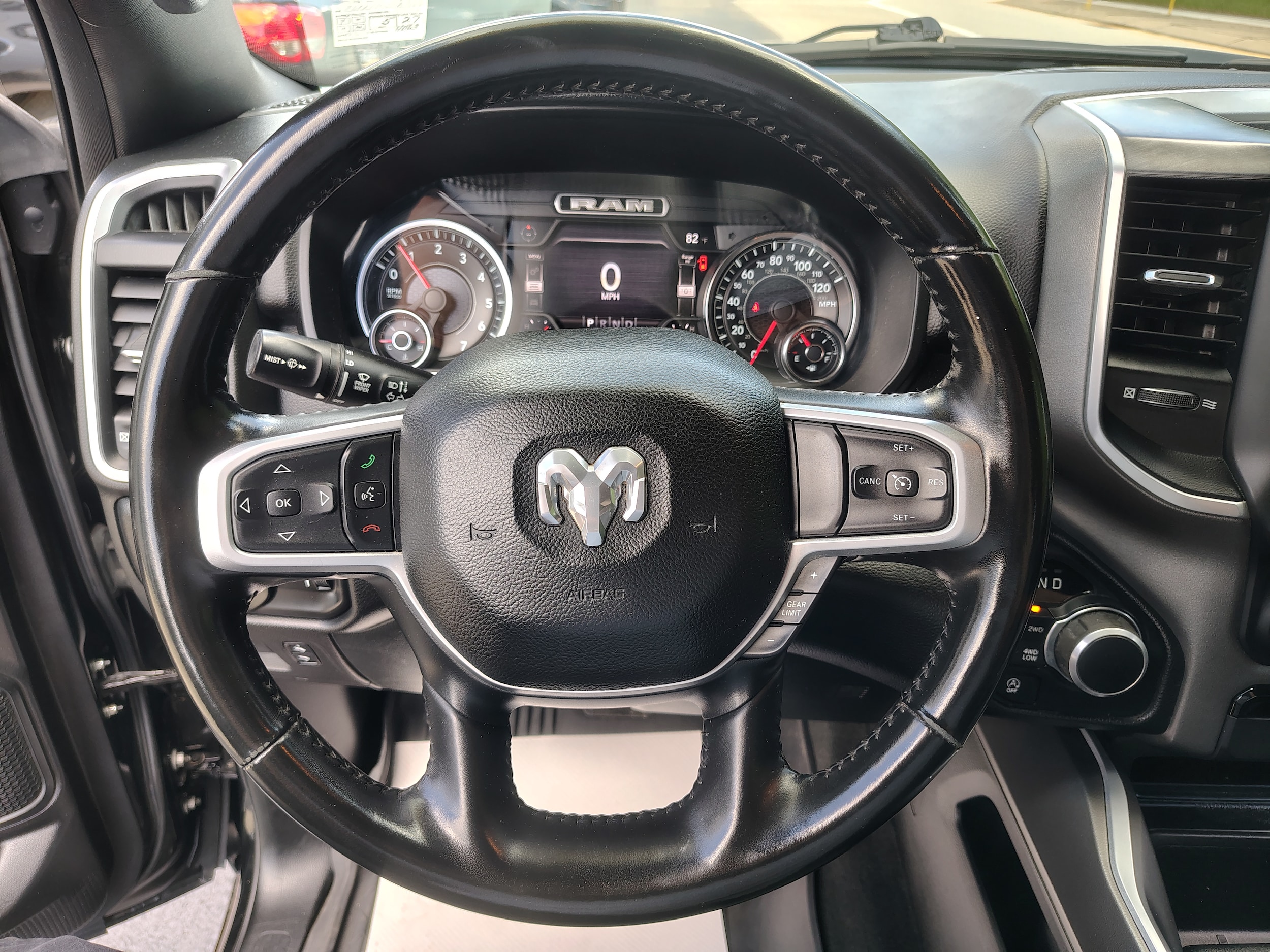 2021 Ram 1500 Big Horn Diamond Black Crystal Pearlcoat at Solomon CJD Brownsville