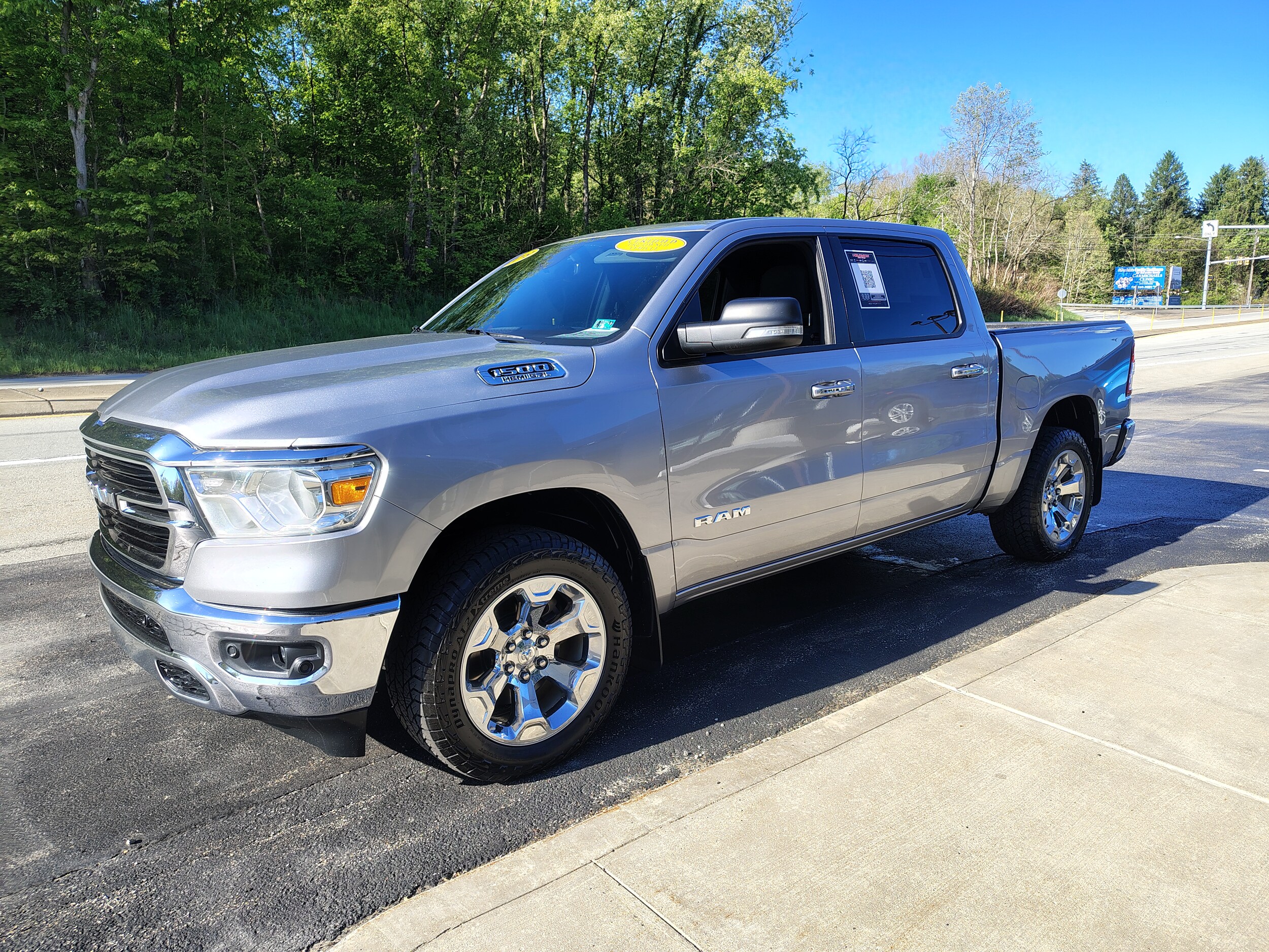 2019 Ram 1500 Big Horn/Lone Star Billet Silver Metallic Clearcoat at Solomon CJD Brownsville