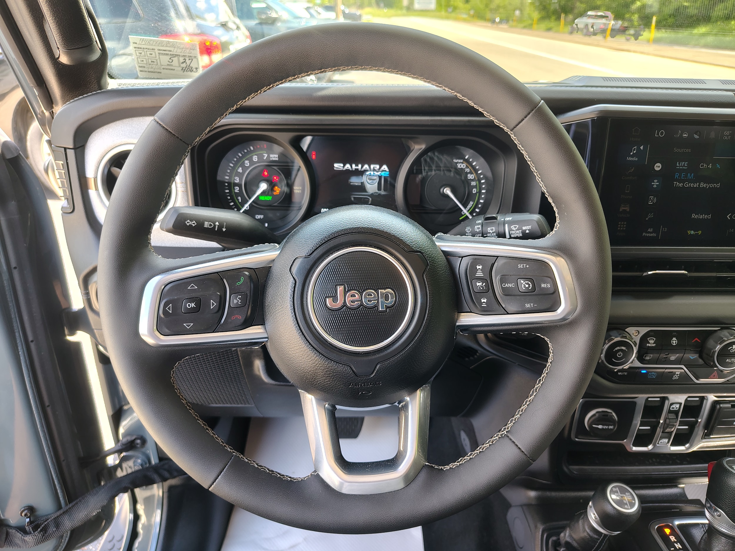 2025 Jeep Wrangler 4xe Sahara Anvil Clearcoat at Solomon CJD Brownsville