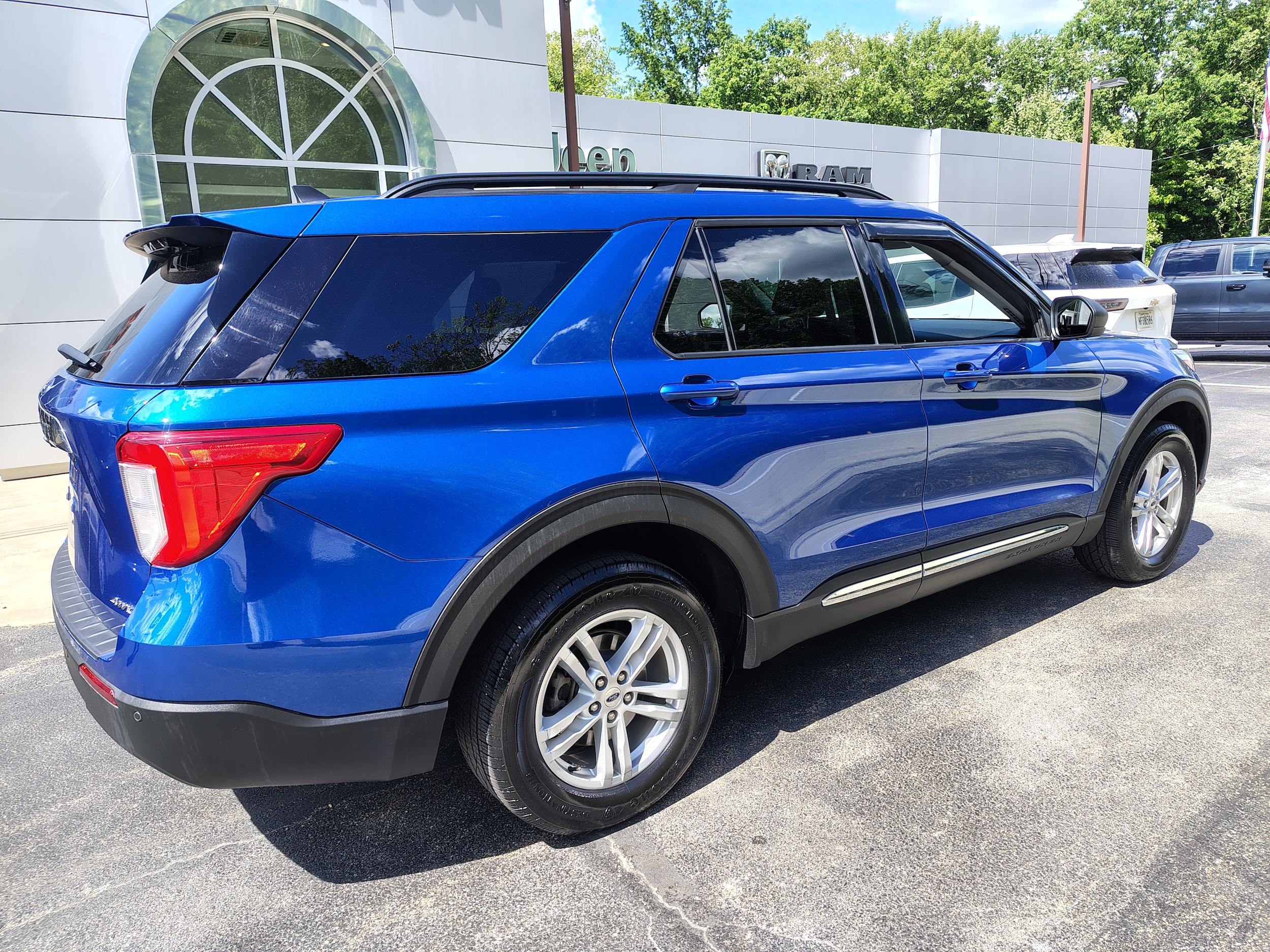 2021 Ford Explorer XLT Blue at Solomon CJD Brownsville