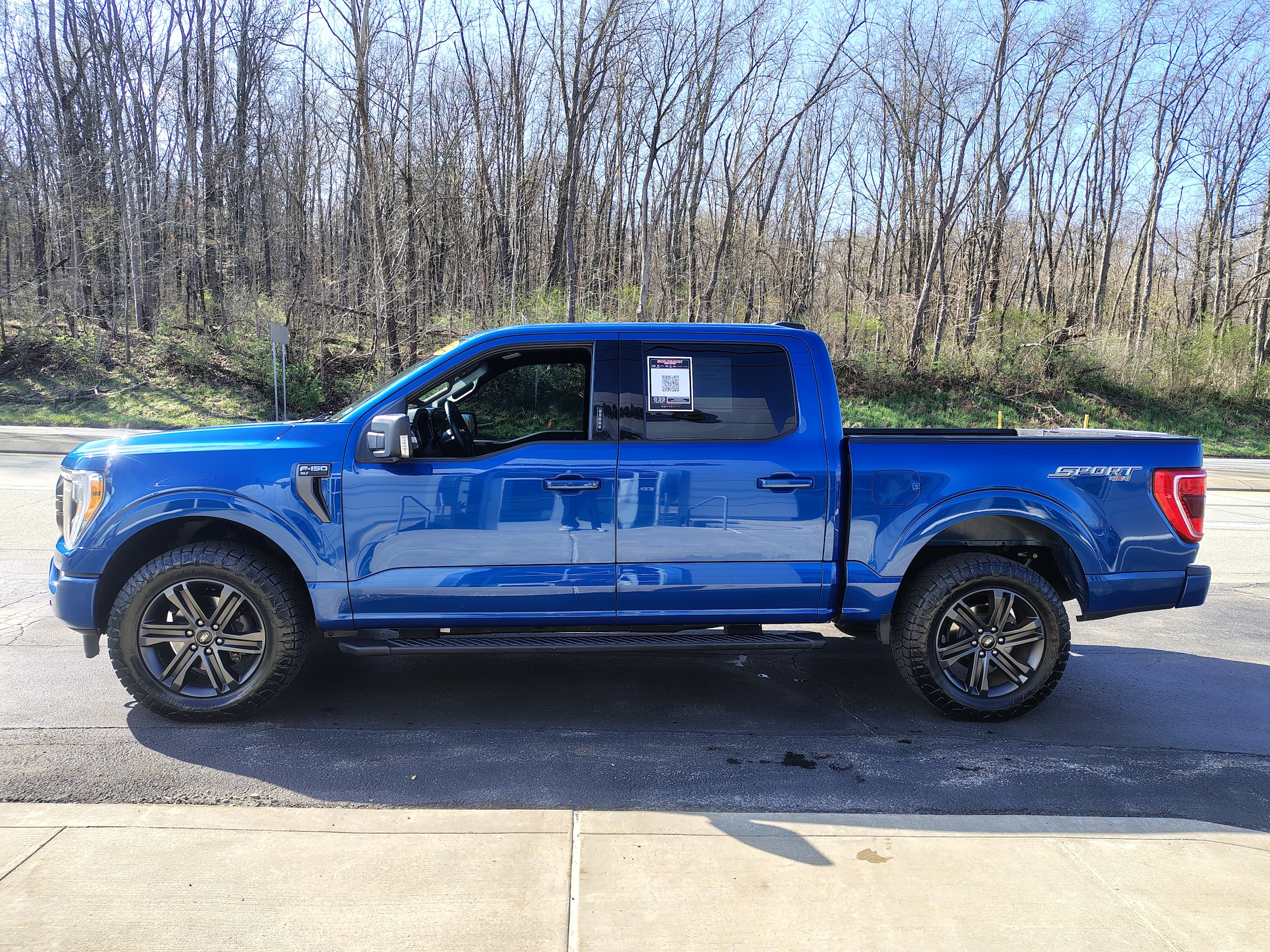 2022 Ford F-150 XLT Blue at Solomon CJD Carmichaels