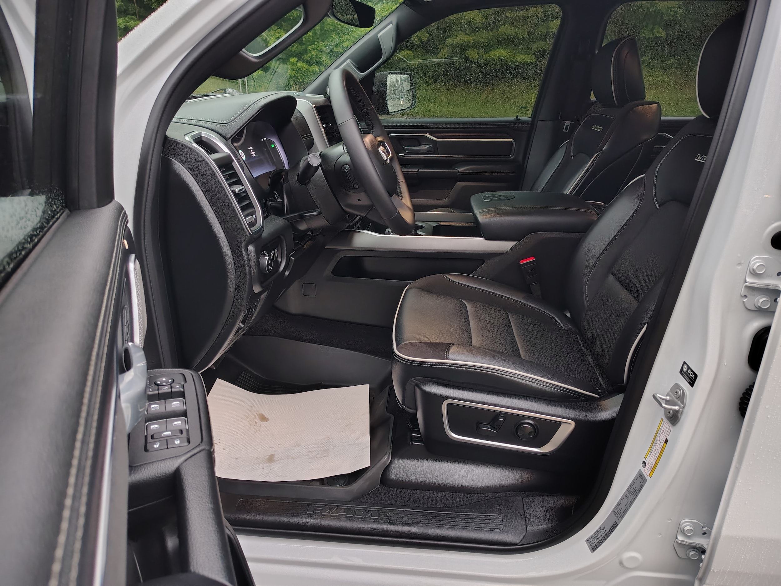 2025 Ram 1500 Laramie Bright White Clearcoat at Solomon CJD Carmichaels
