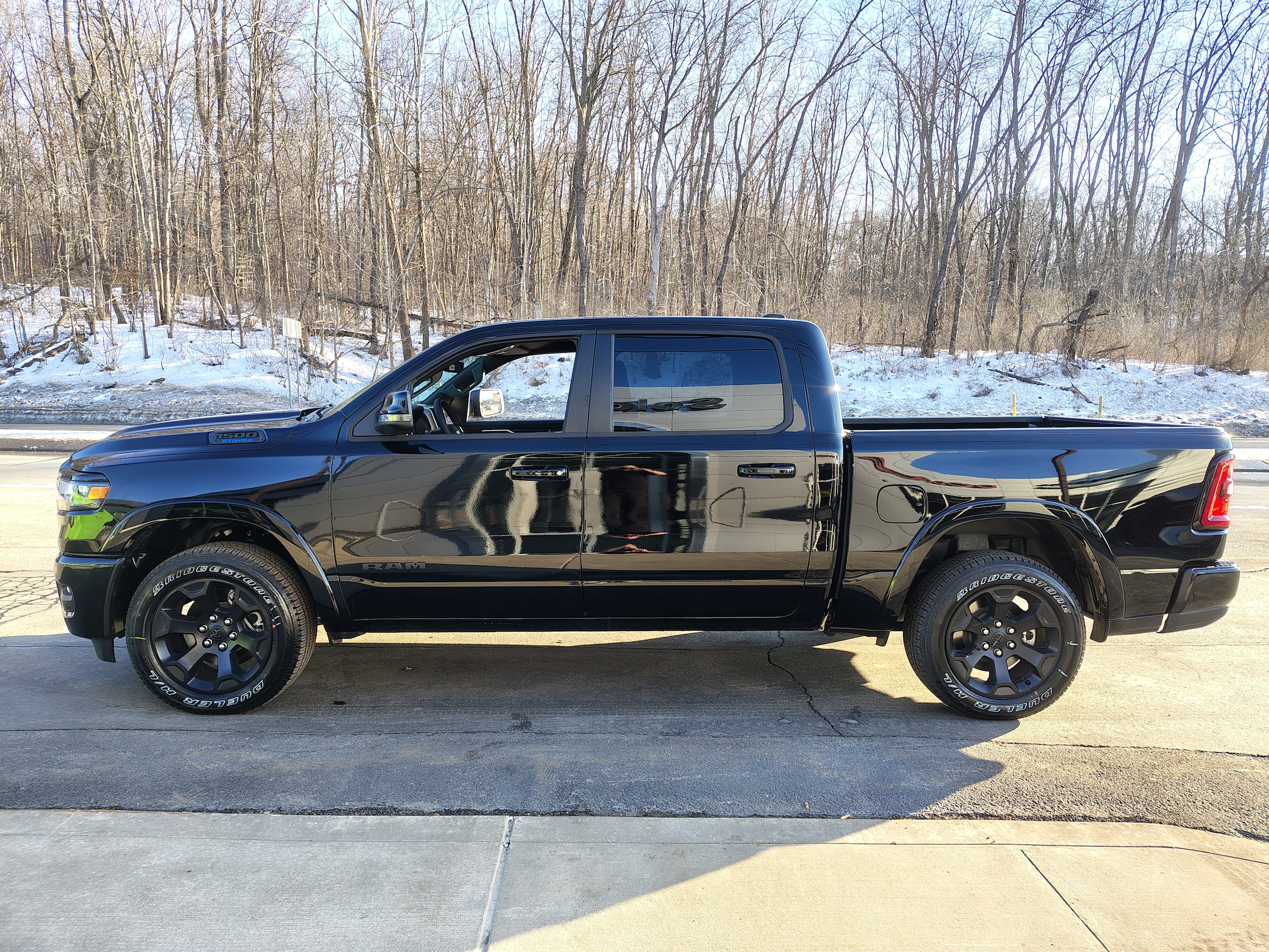 2026 Ram 1500 BIG HORN CREW CAB 4X4 5'7 BOX Diamond Black Crystal Pearlcoat at Solomon CJD Carmichaels