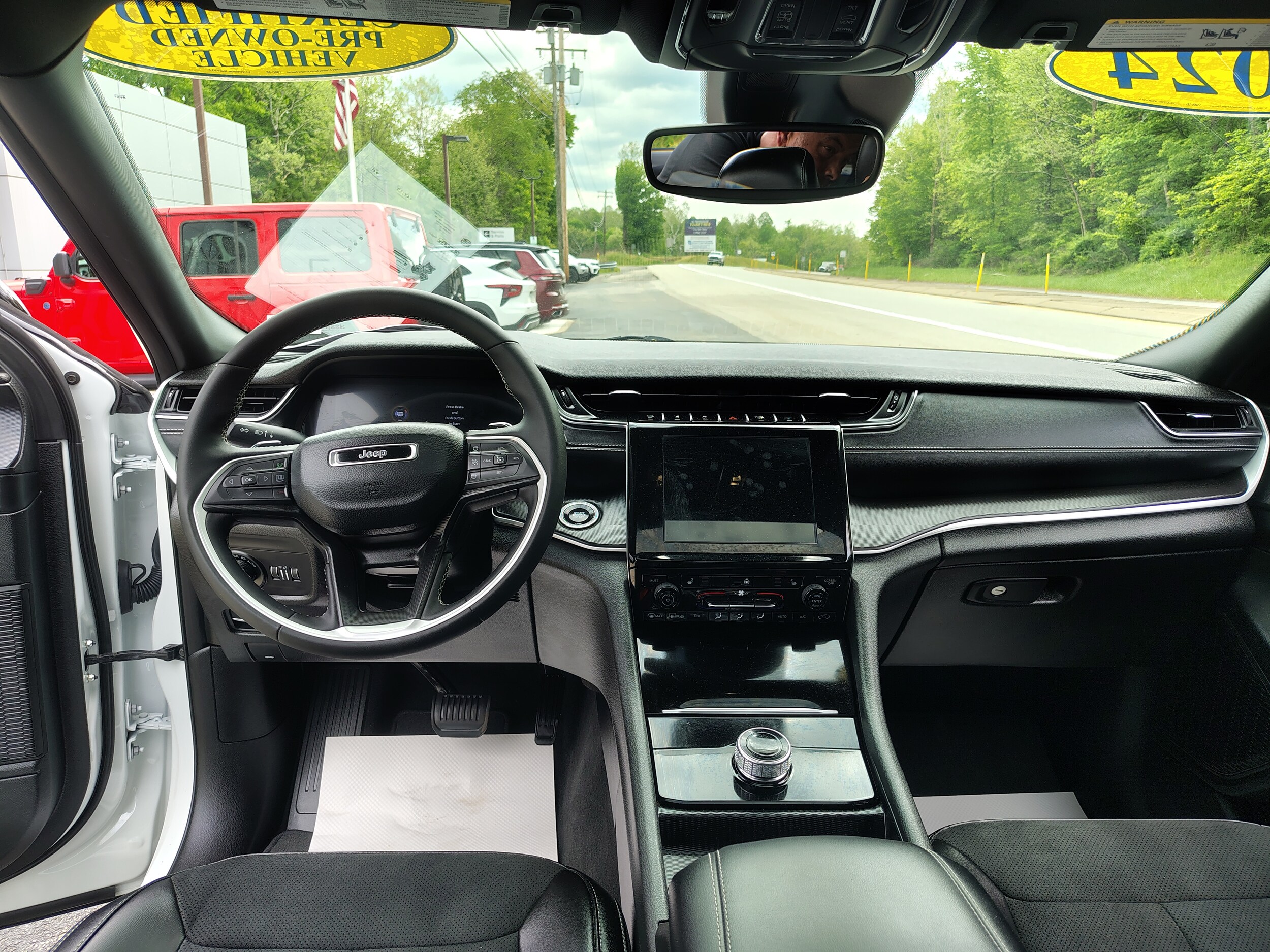 2024 Jeep Grand Cherokee Altitude X Bright White Clearcoat at Solomon CJD Carmichaels