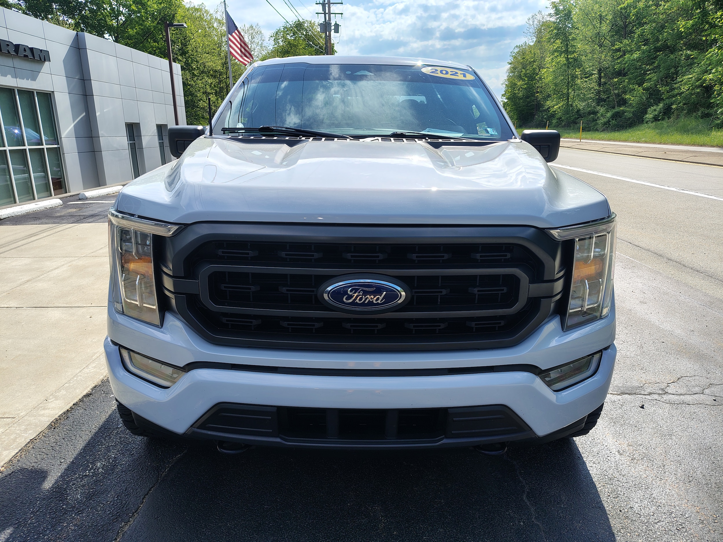 2021 Ford F-150 XLT White at Solomon CJD Carmichaels