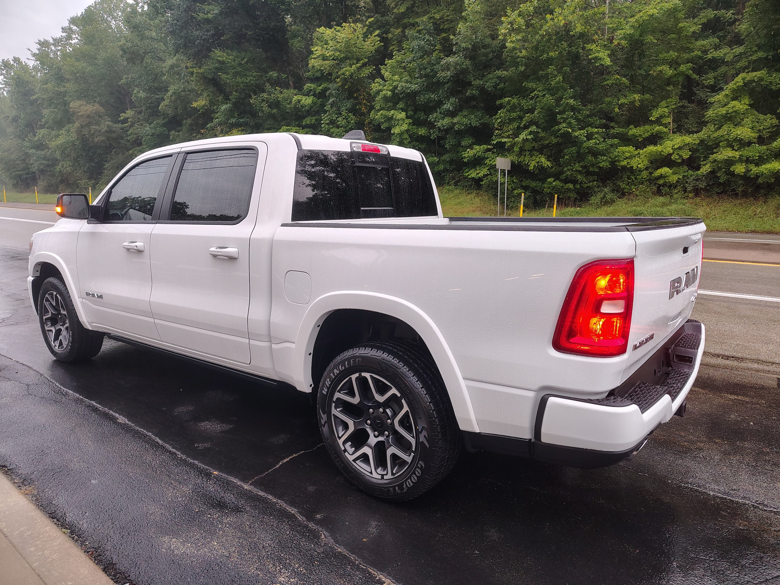 2025 Ram 1500 Laramie Bright White Clearcoat at Solomon CJD Carmichaels