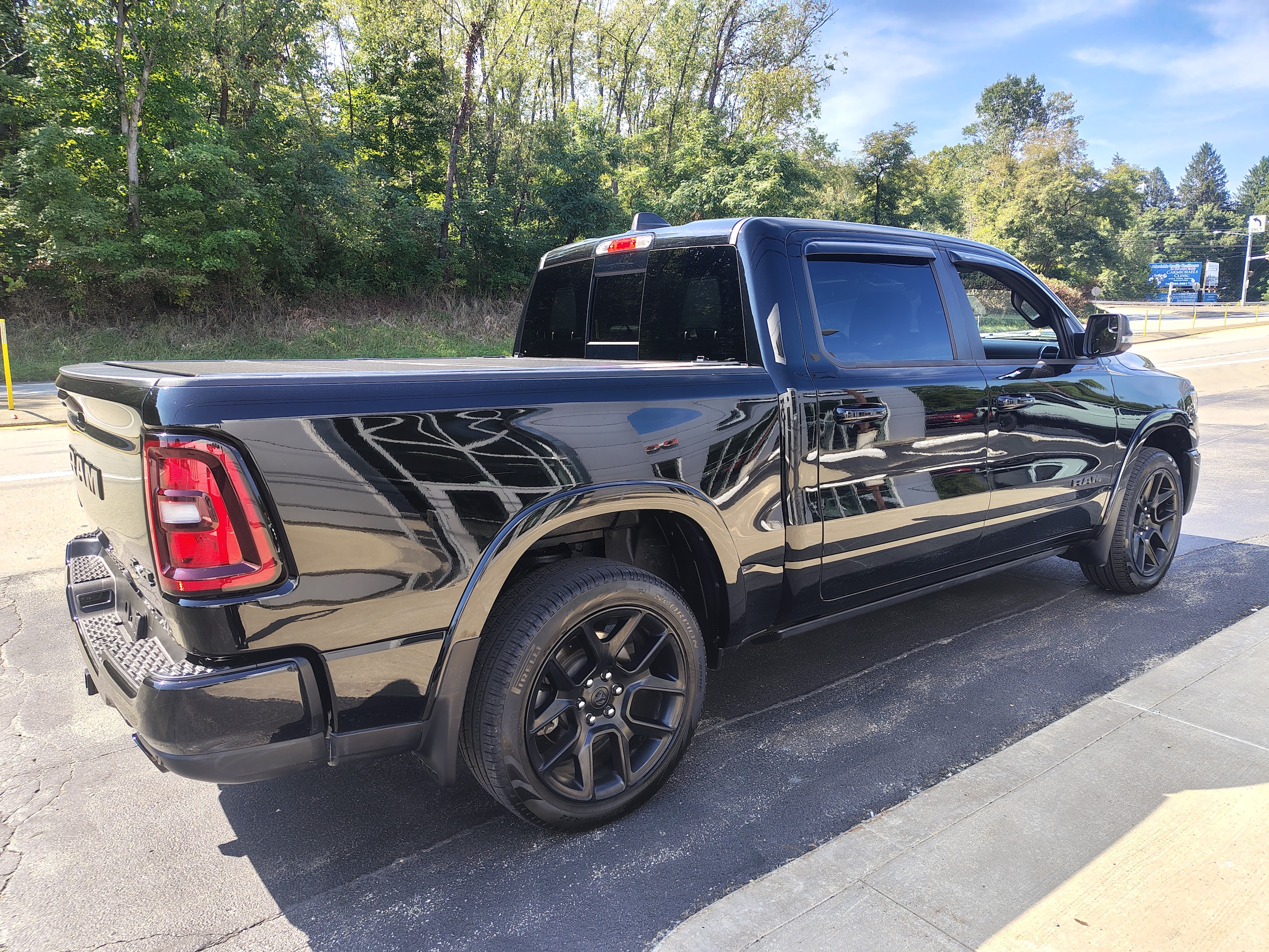 2026 Ram 1500 Laramie Diamond Black Crystal Pearlcoat at Solomon CJD Brownsville