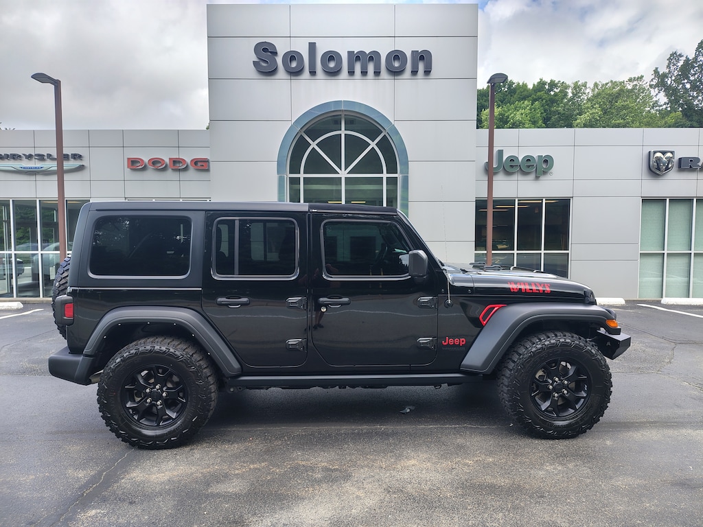 Certified 2021 Jeep Wrangler Unlimited Willys Unlimited Willys 4x4