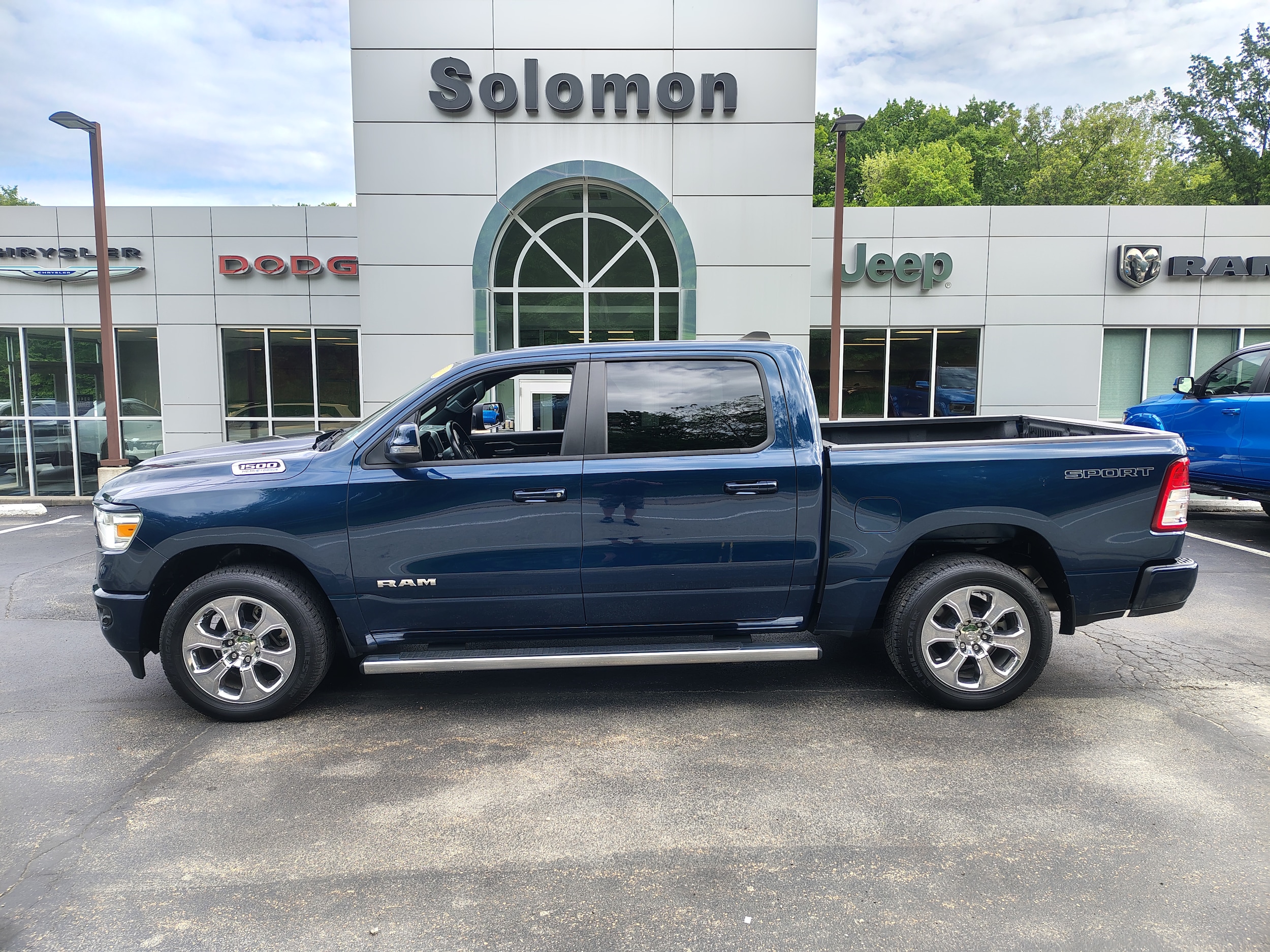 2023 Ram 1500 Big Horn Patriot Blue Pearlcoat at Solomon CJD Brownsville
