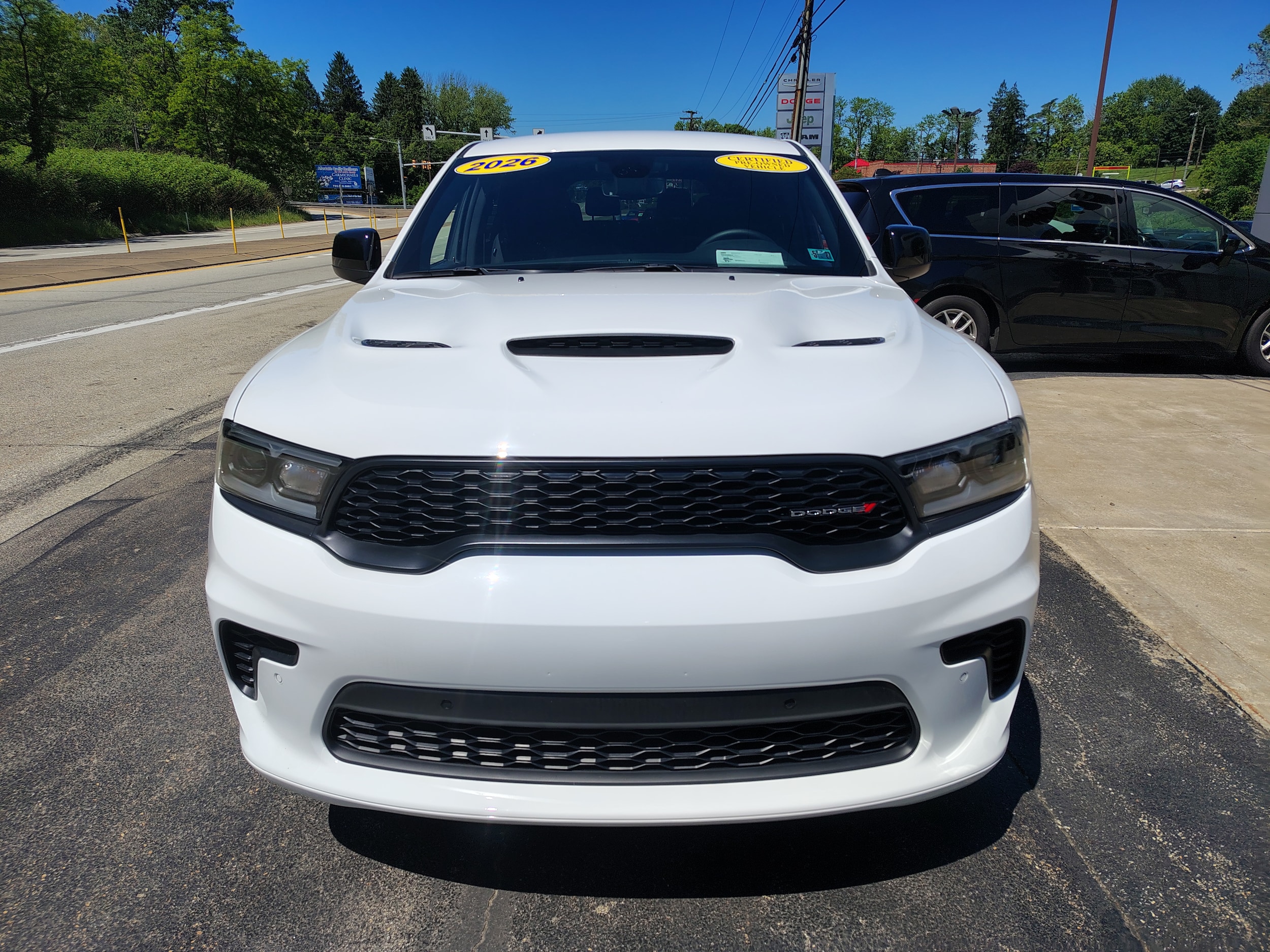 2026 Dodge Durango GT HEMI V8 White Knuckle Clearcoat at Solomon CJD Brownsville